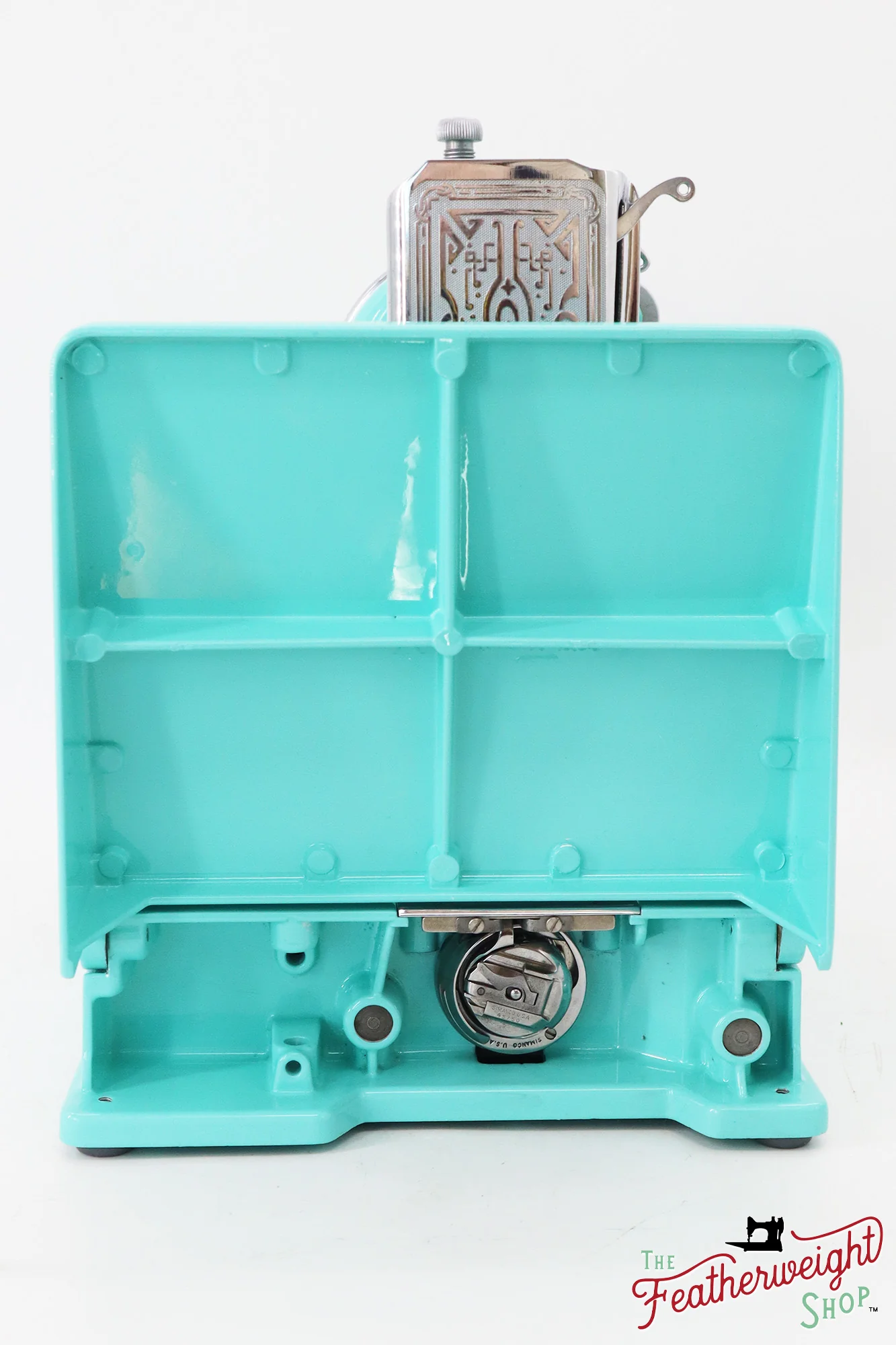 Singer Featherweight 221, AD7871** - Fully Restored in Tiffany Blue - Image 5
