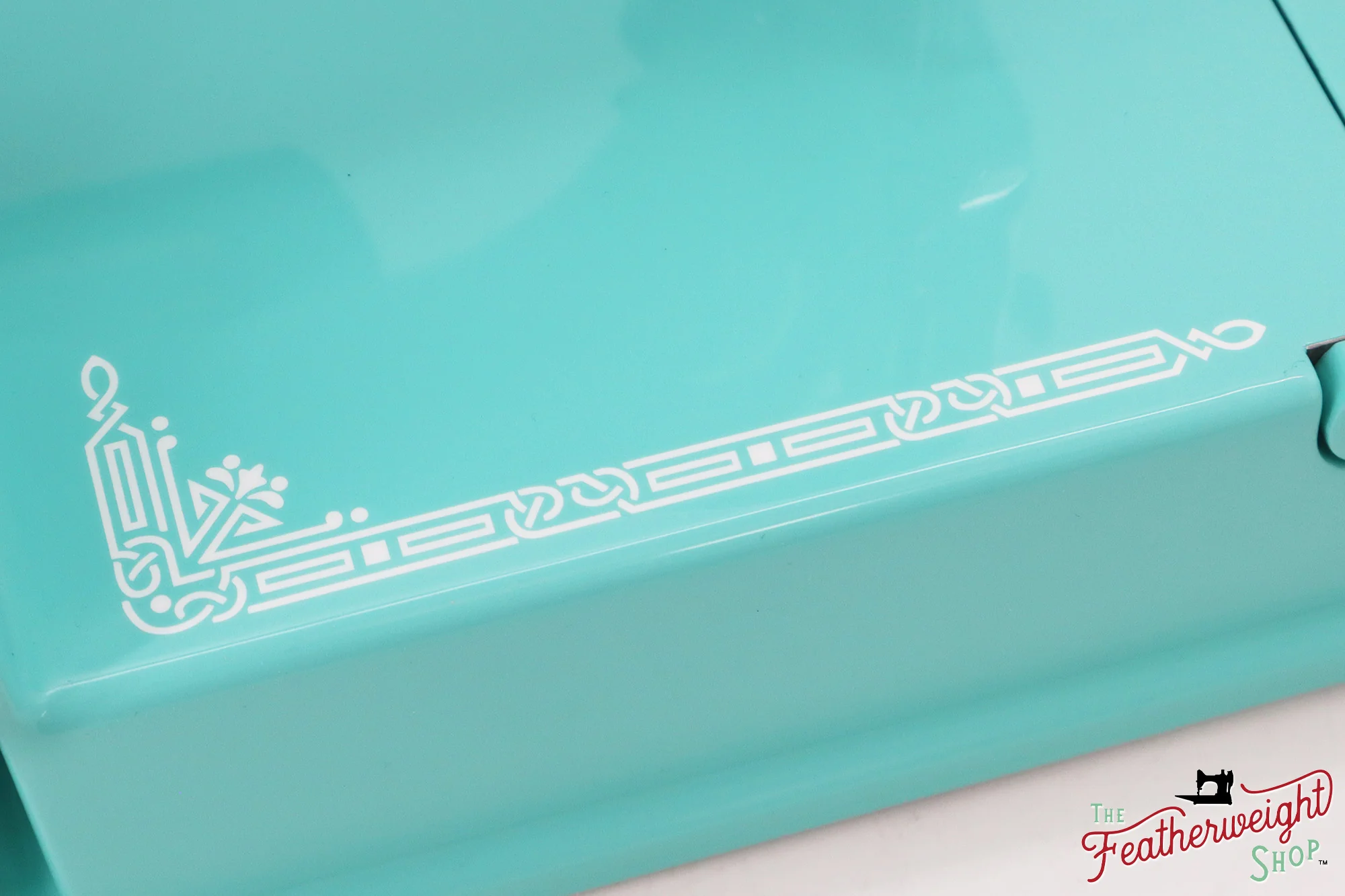 Singer Featherweight 221, AD7871** - Fully Restored in Tiffany Blue - Image 9