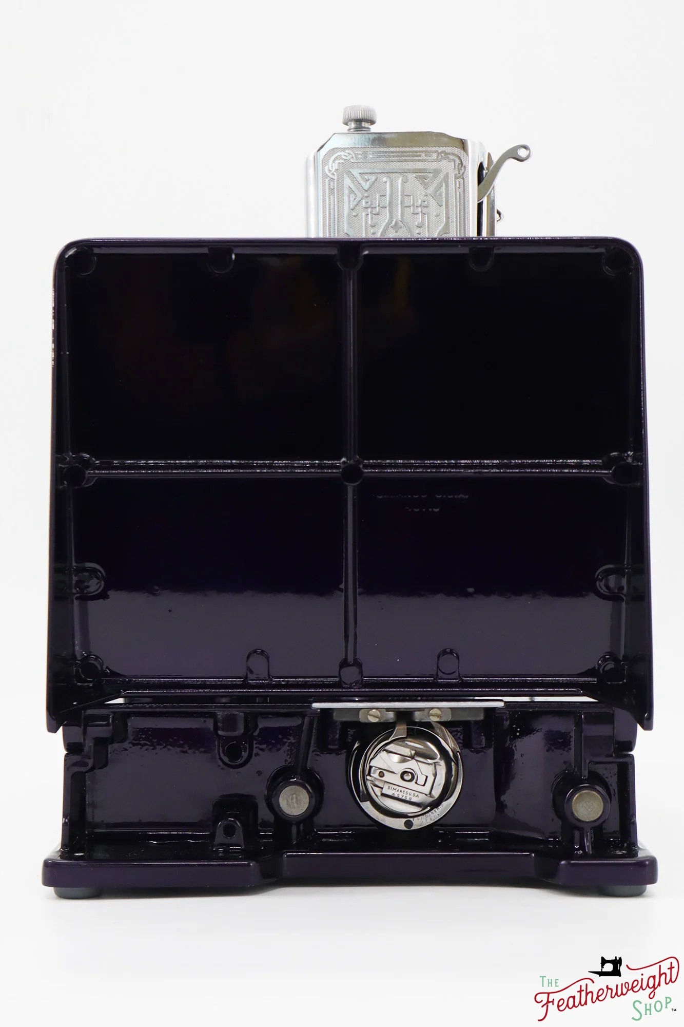 Singer Featherweight 221, AD946*** - Fully Restored in Black Iris - Image 5