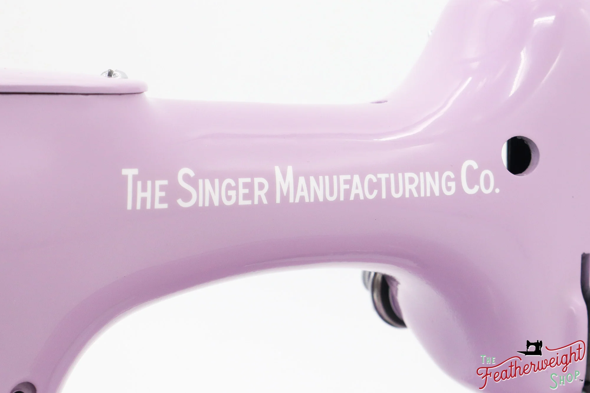 Singer Featherweight 221, AD998*** - Fully Restored in Wisteria - Image 12