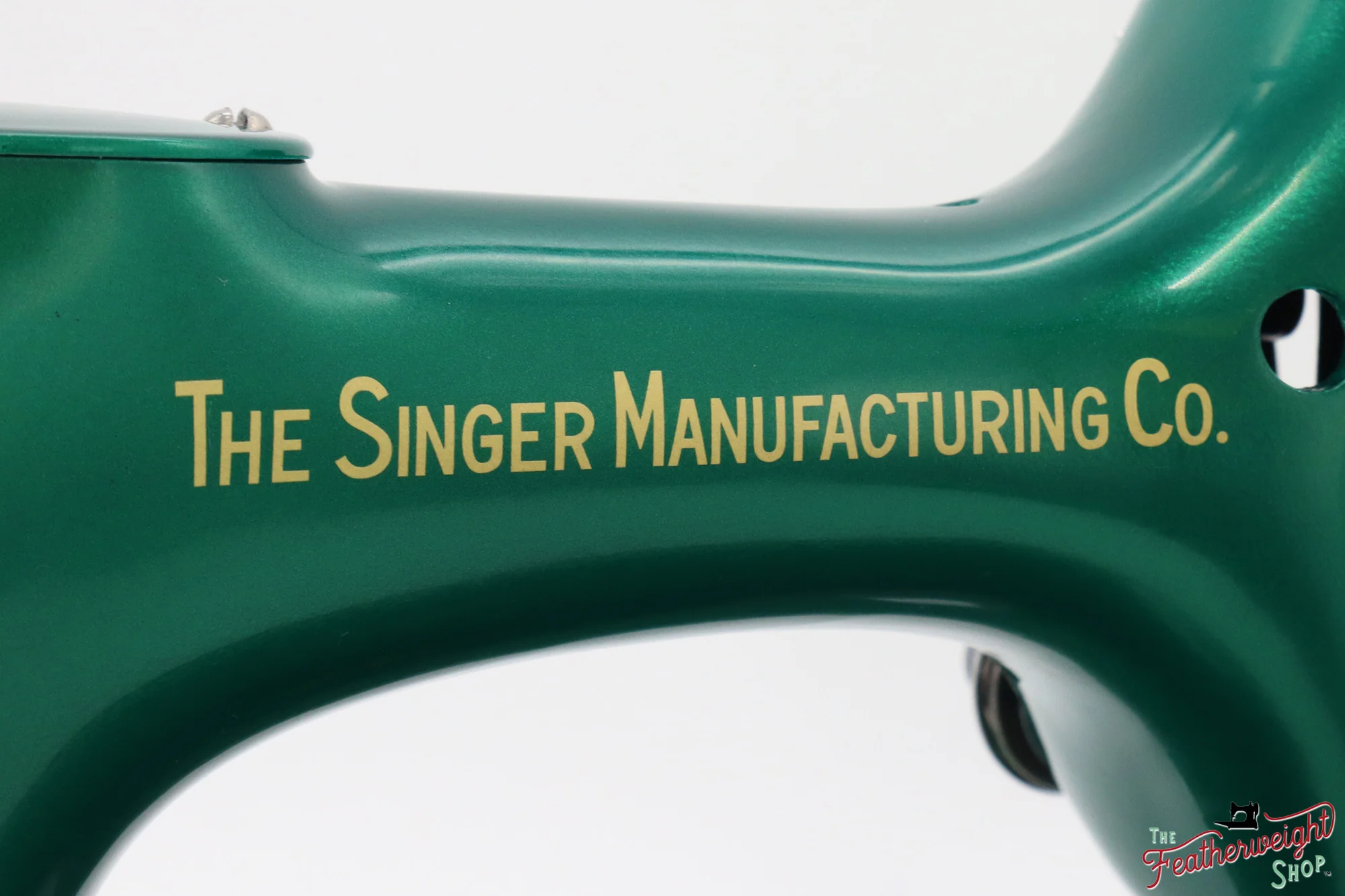 Singer Featherweight 221, AE055*** - Fully Restored in Emerald Green - Image 14