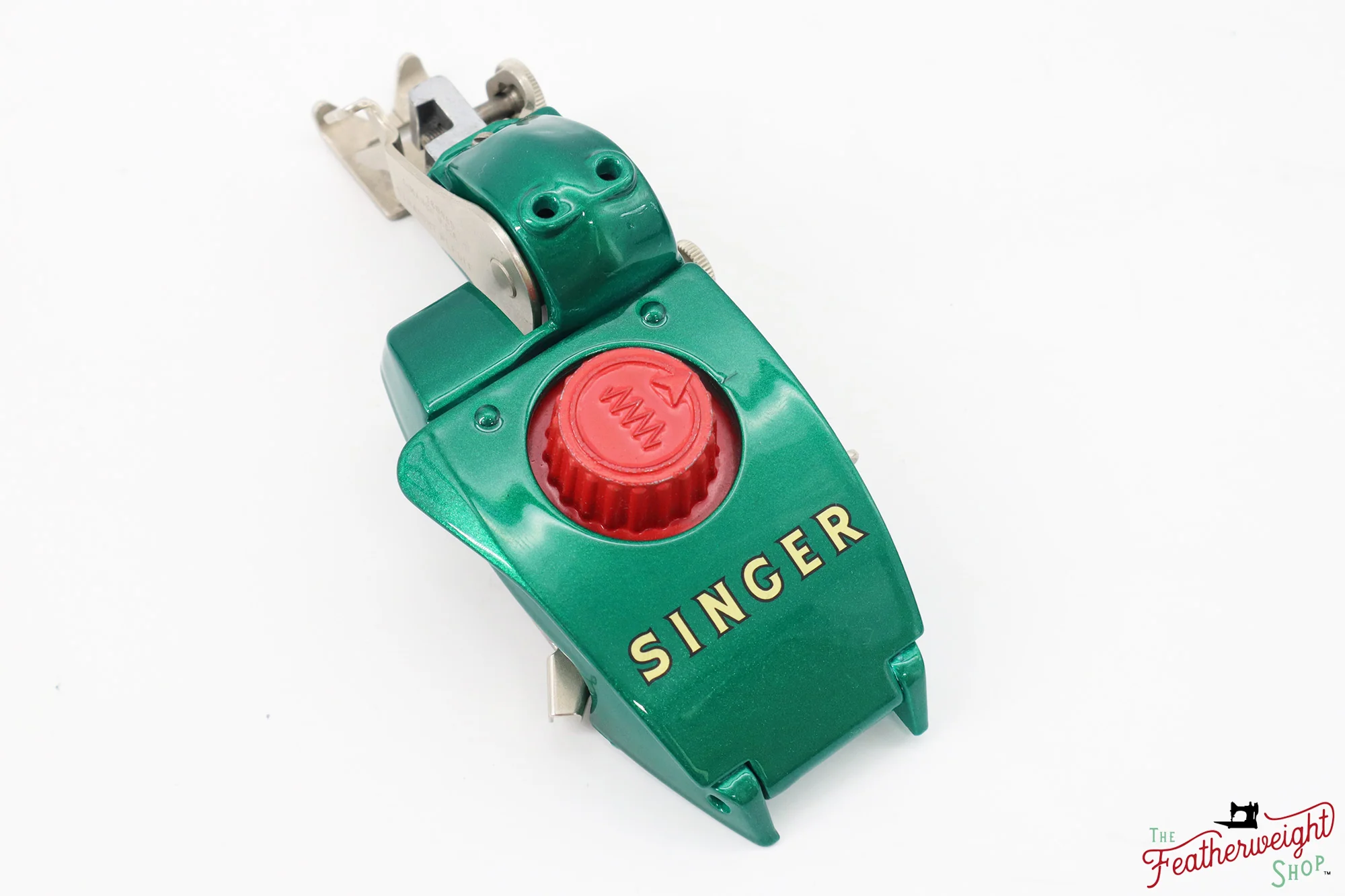 Singer Featherweight 221, AE055*** - Fully Restored in Emerald Green - Image 6