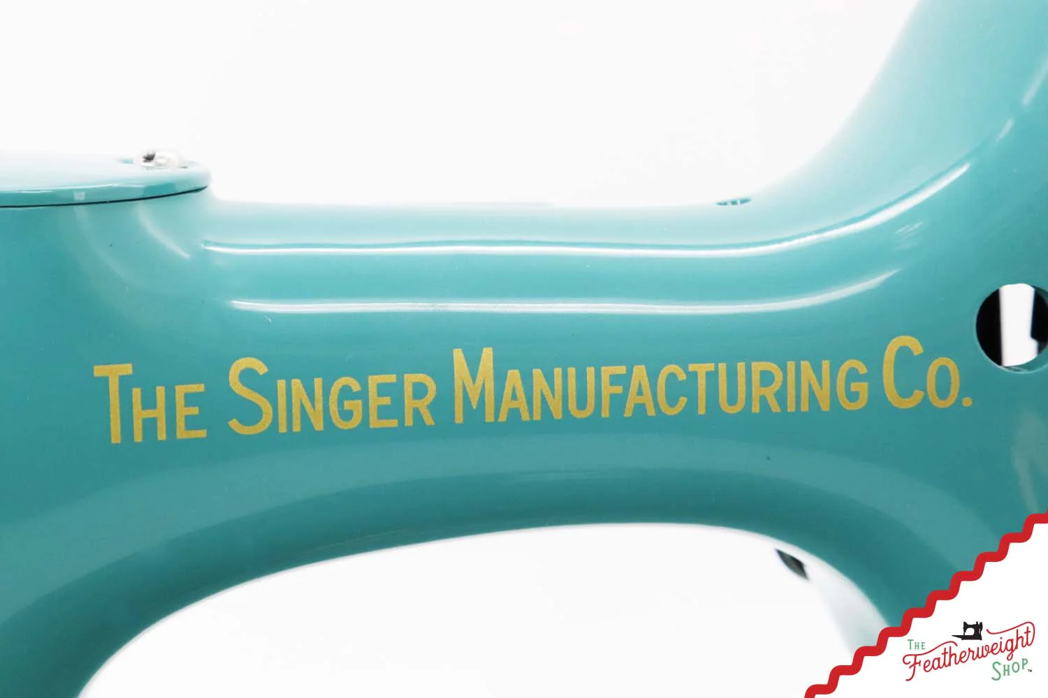 Singer Featherweight 221, AE079*** - Fully Restored in Lagoon - Image 15