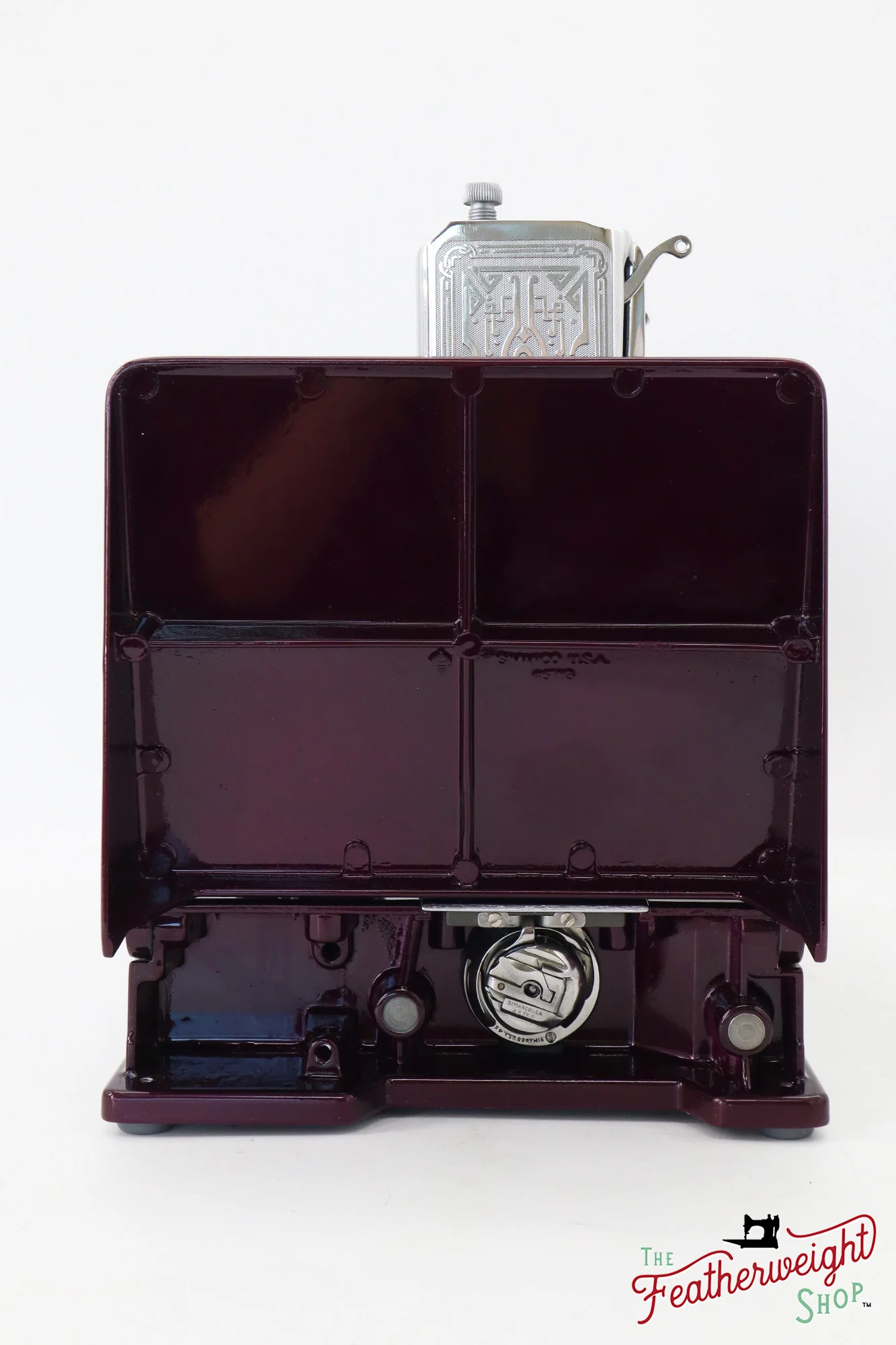 Singer Featherweight 221, AE2120** - Fully Restored in Star Garnet - Image 6