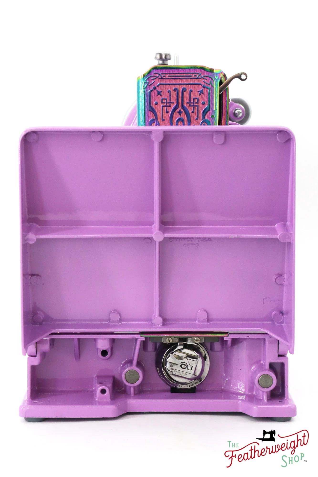 Singer Featherweight 221, AE301*** - Fully Restored in Lilac - Image 4