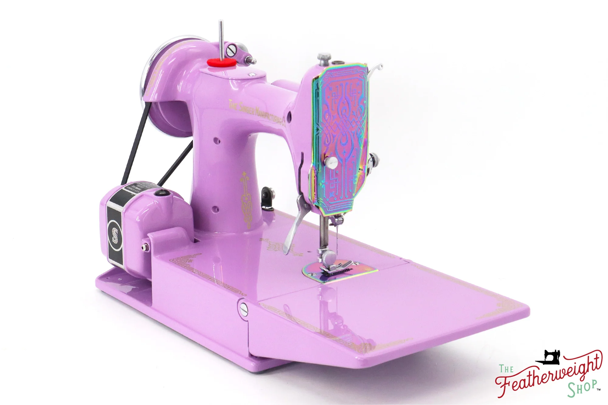 Singer Featherweight 221, AE301*** - Fully Restored in Lilac - Image 6