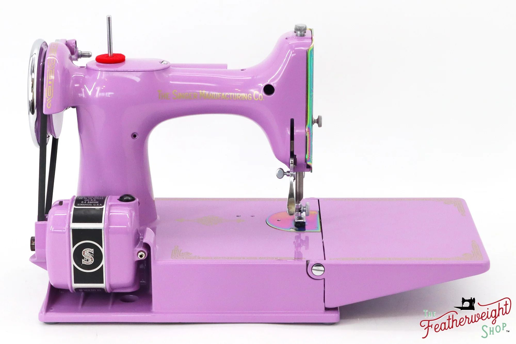 Singer Featherweight 221, AE301*** - Fully Restored in Lilac - Image 7