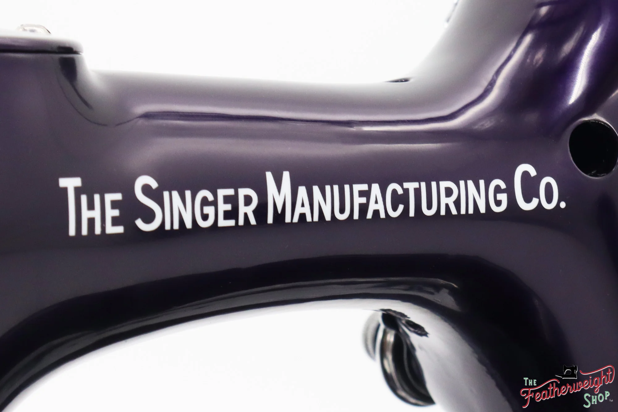 Singer Featherweight 221, AE306*** - Fully Restored in Black Iris - Image 12