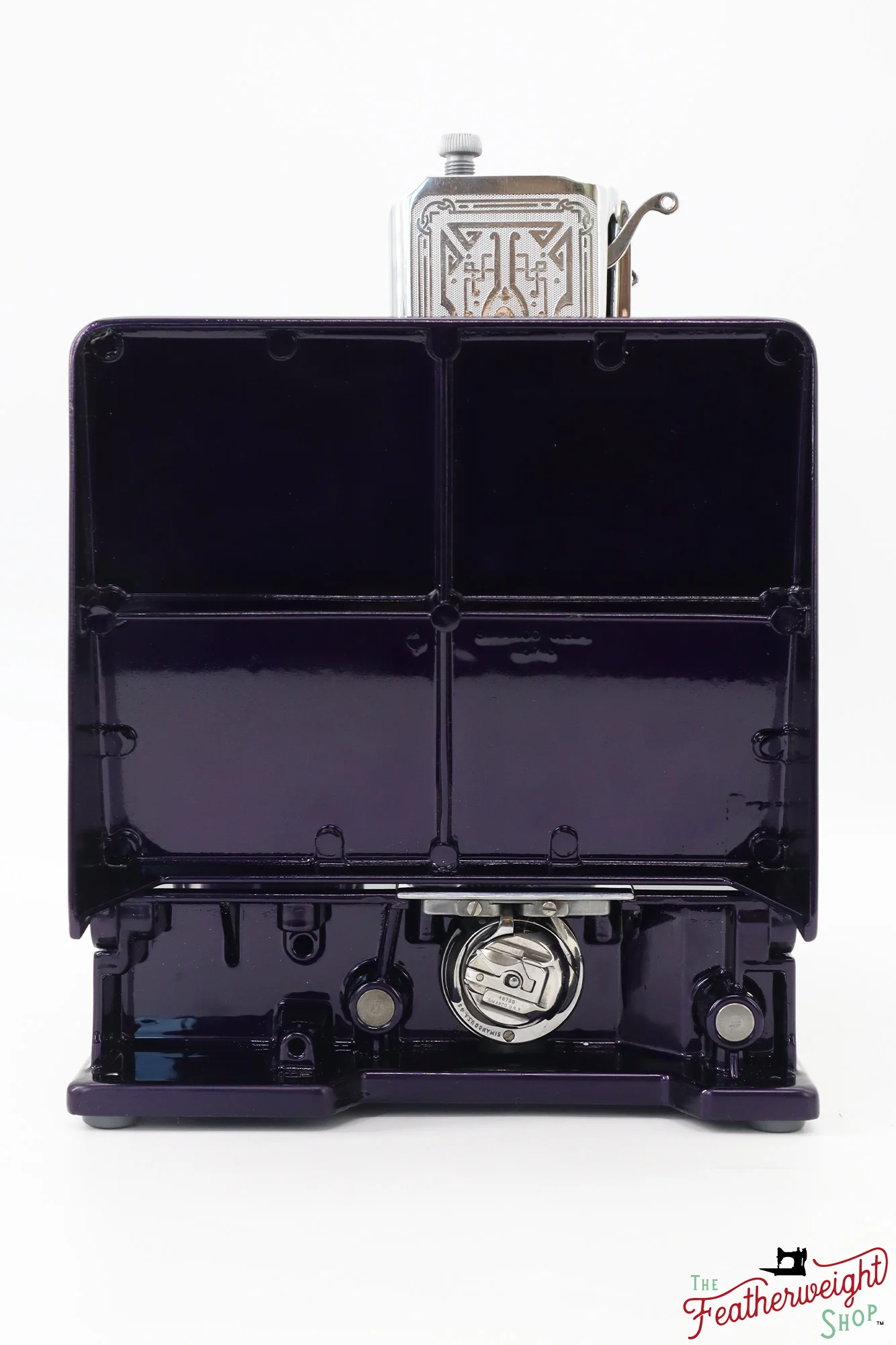 Singer Featherweight 221, AE306*** - Fully Restored in Black Iris - Image 6