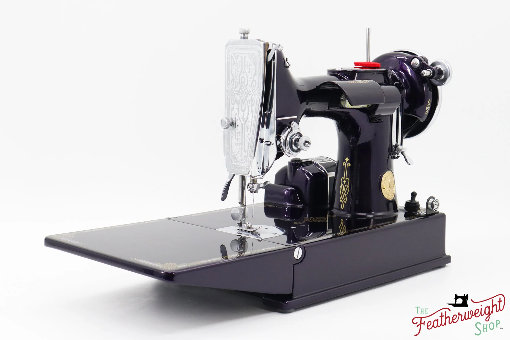 Singer Featherweight 221, AE408*** - Fully Restored in Black Iris