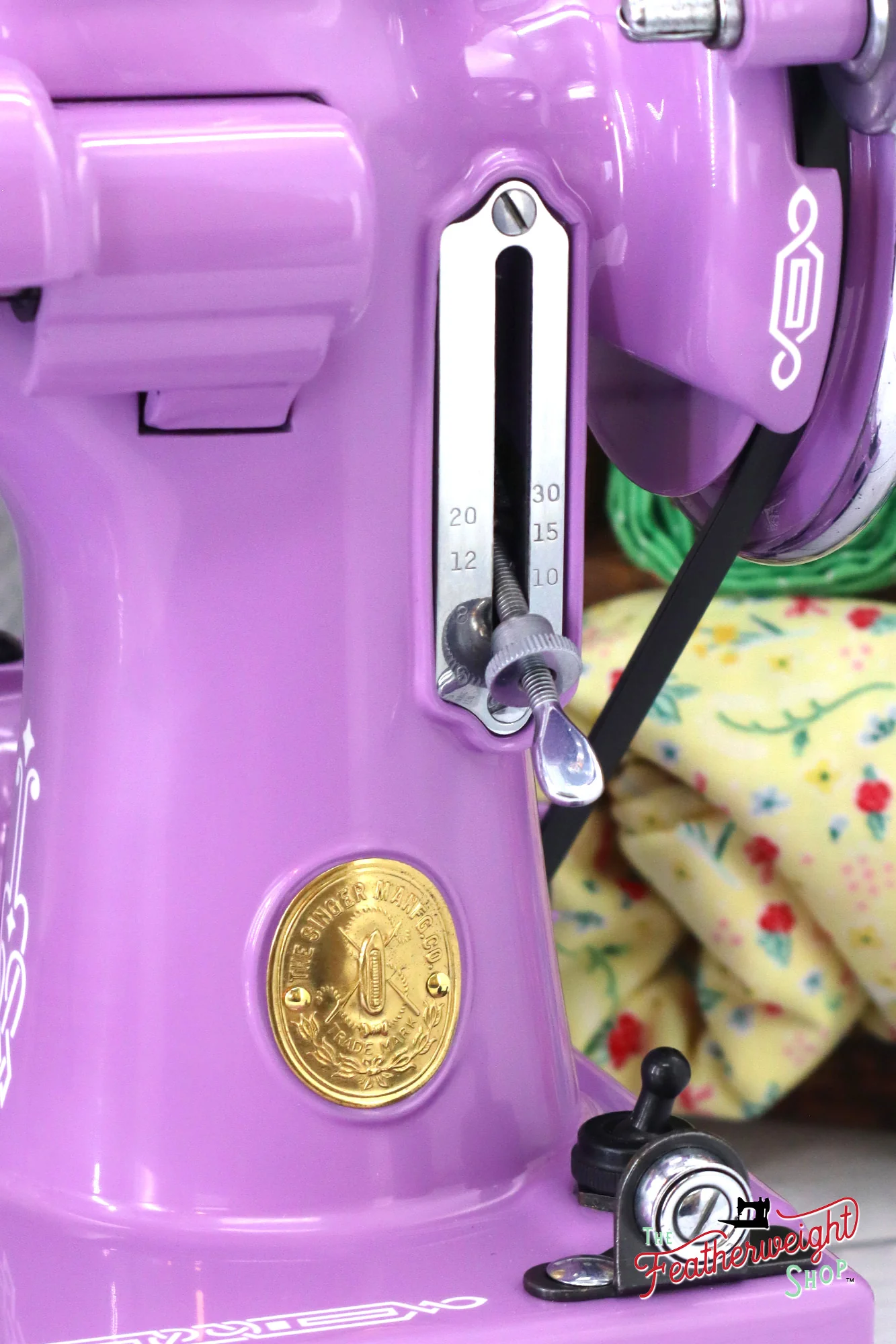 Singer Featherweight 221 AE5408** - Fully Restored in Lilac - Image 17