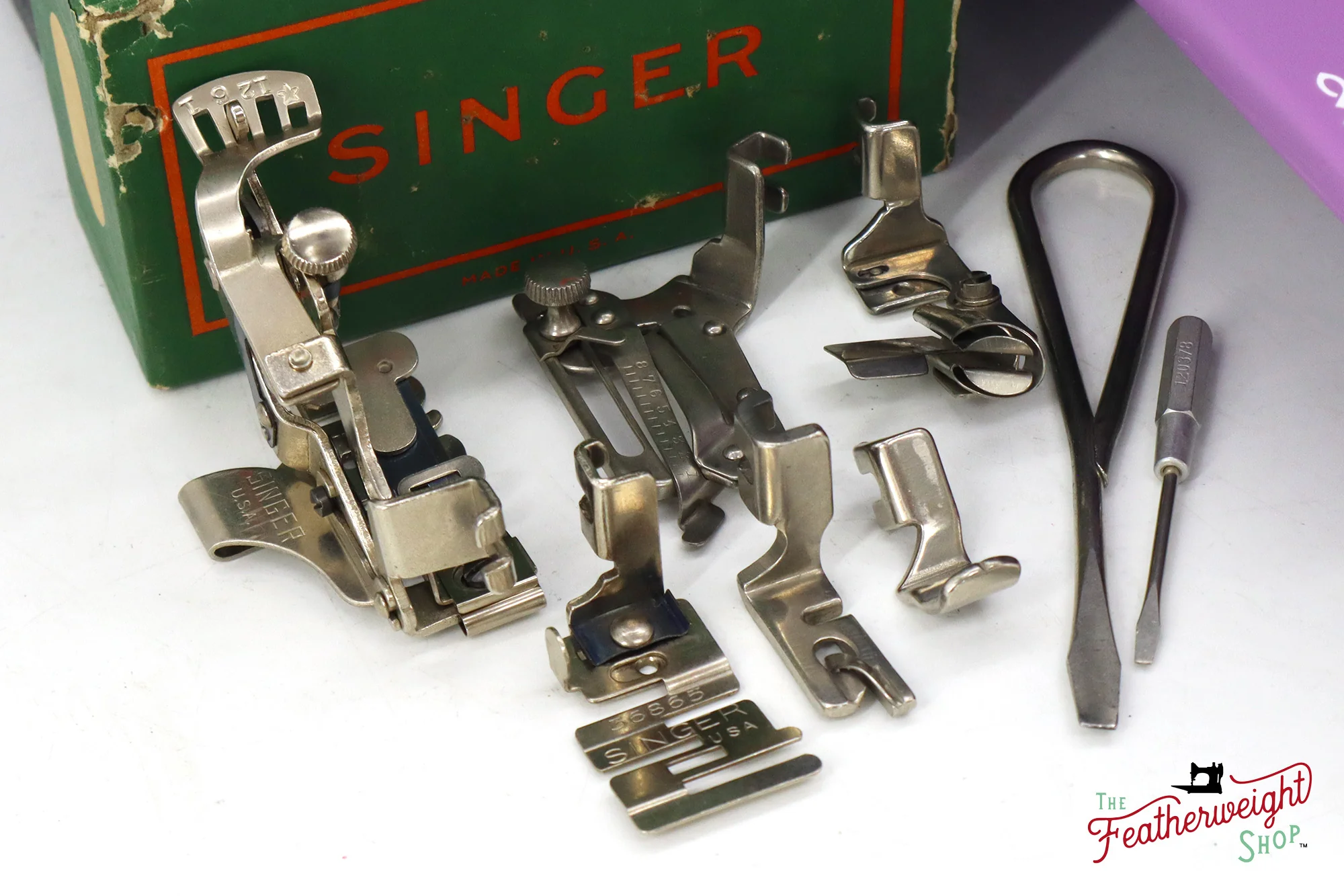 Singer Featherweight 221 AE5408** - Fully Restored in Lilac - Image 20