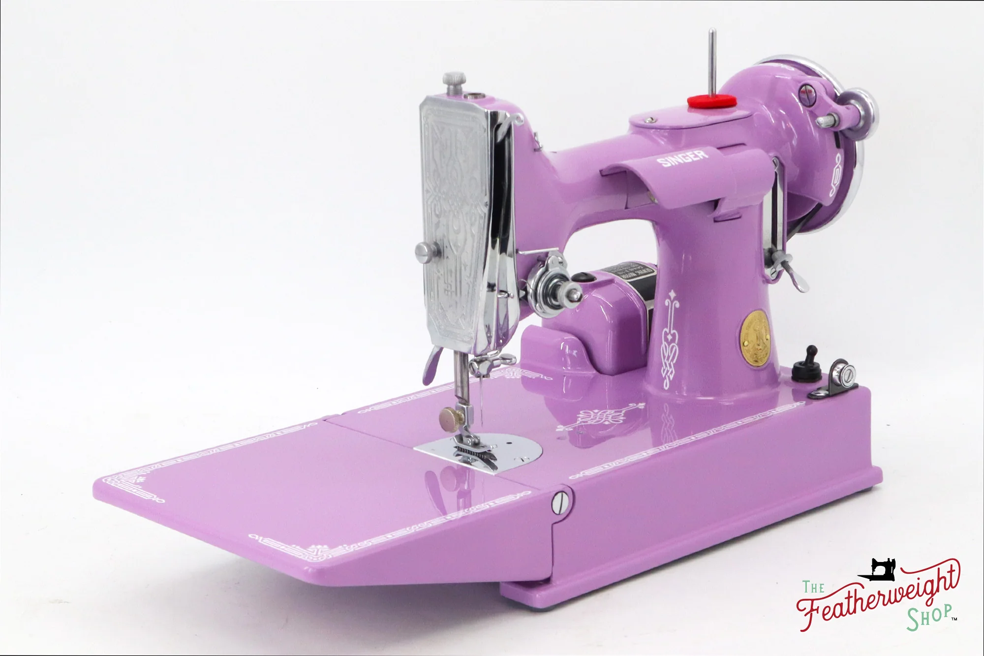 Singer Featherweight 221 AE5408** - Fully Restored in Lilac - Image 5