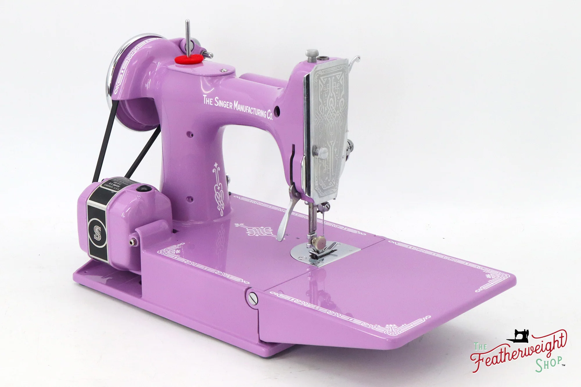 Singer Featherweight 221 AE5408** - Fully Restored in Lilac - Image 7