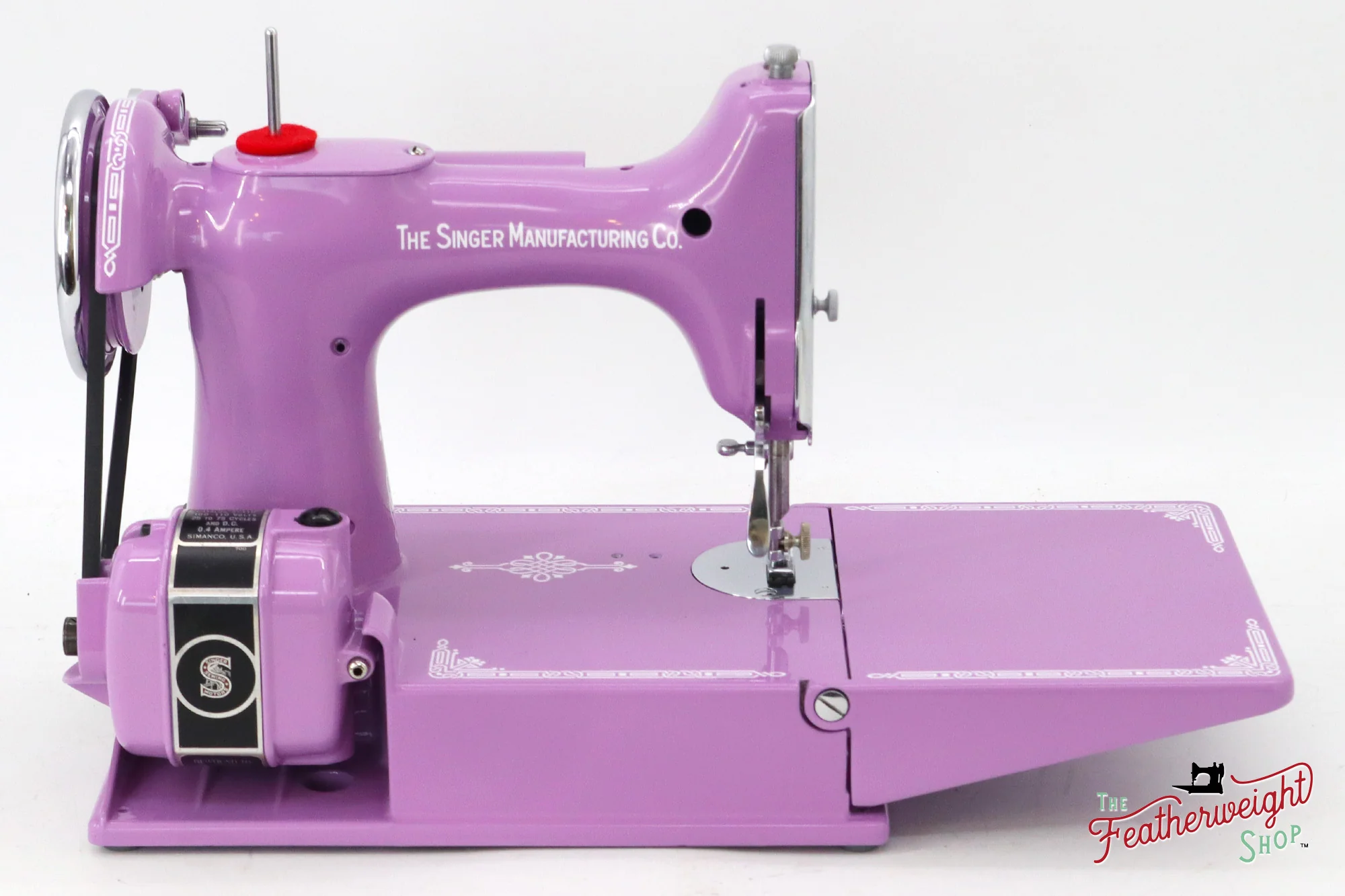 Singer Featherweight 221 AE5408** - Fully Restored in Lilac - Image 8