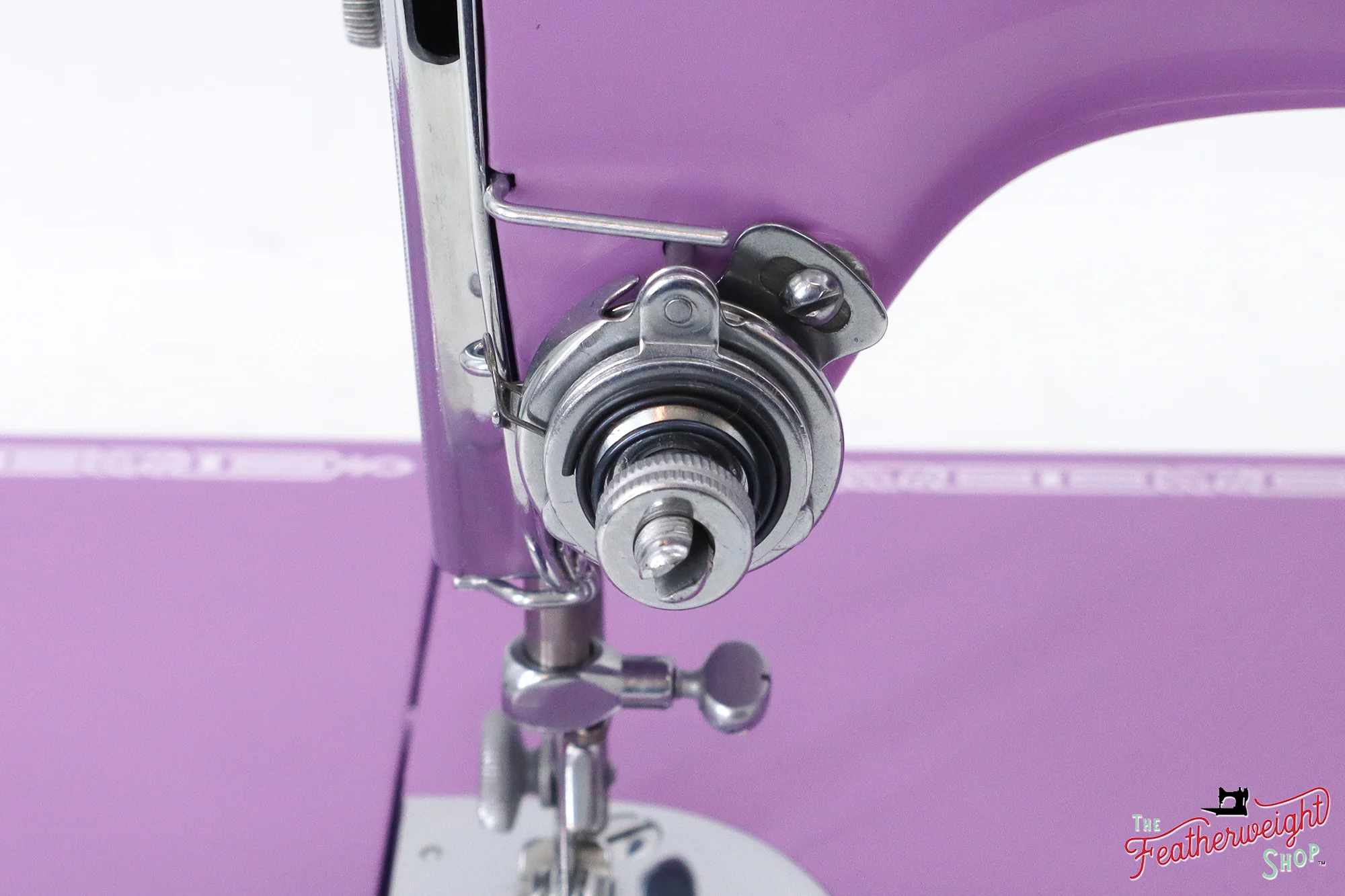Singer Featherweight 221 AE542*** - Fully Restored in Lilac - Image 16