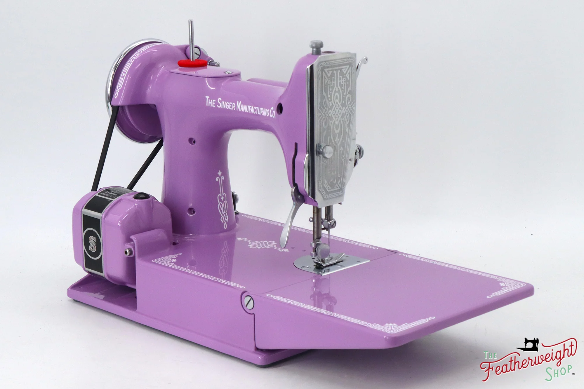 Singer Featherweight 221 AE542*** - Fully Restored in Lilac - Image 5