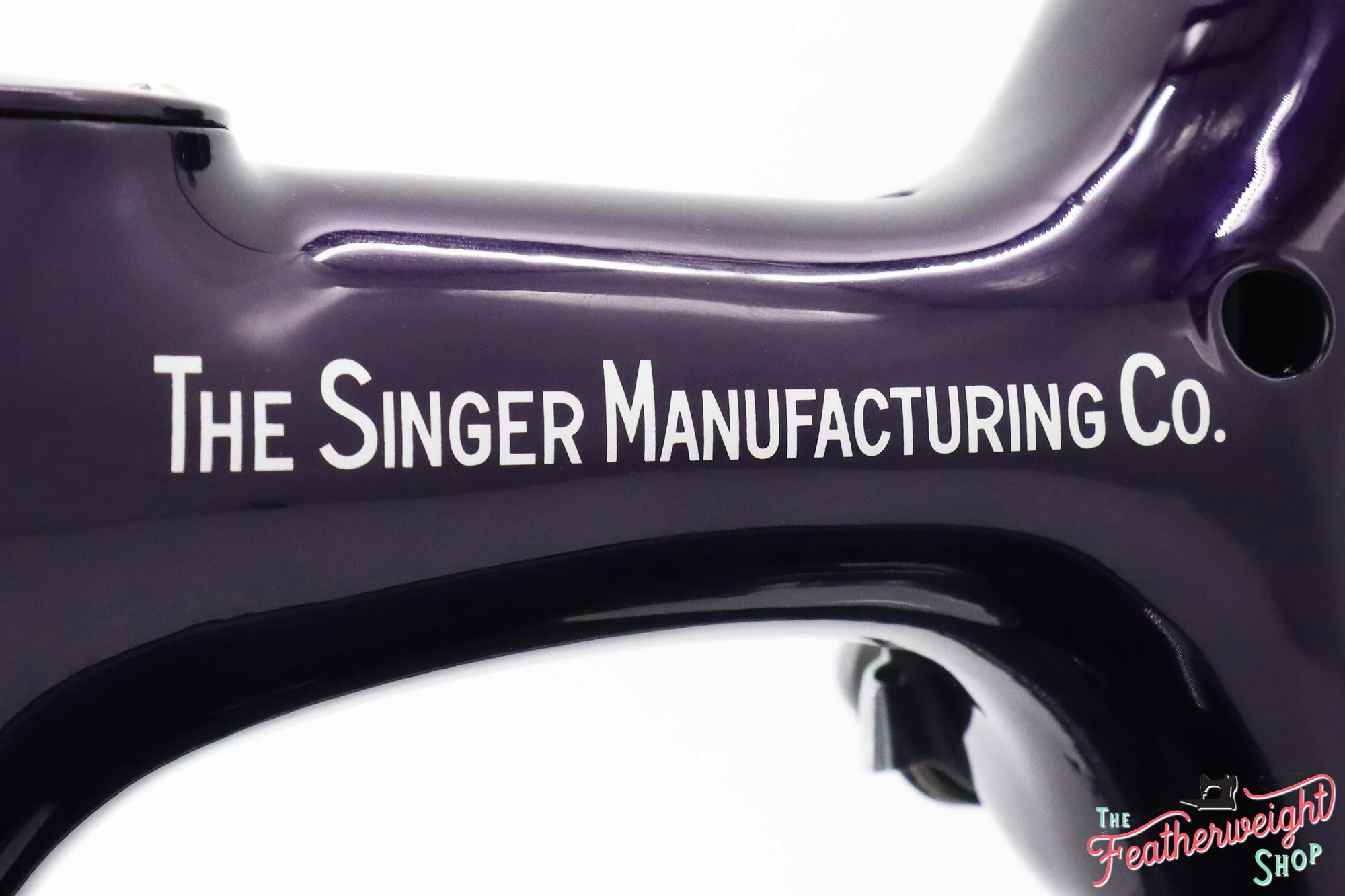 Singer Featherweight 221 AF1708** - Fully Restored in Black Iris - Image 12