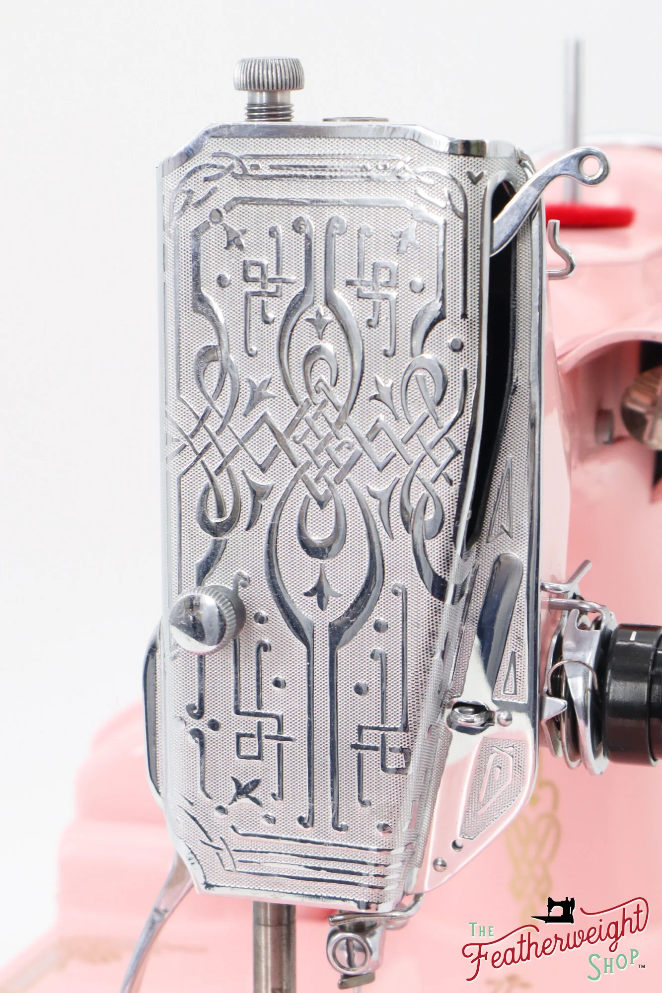 Singer Featherweight 221, AF488*** - Fully Restored in Rosy Posy Pink - Image 14