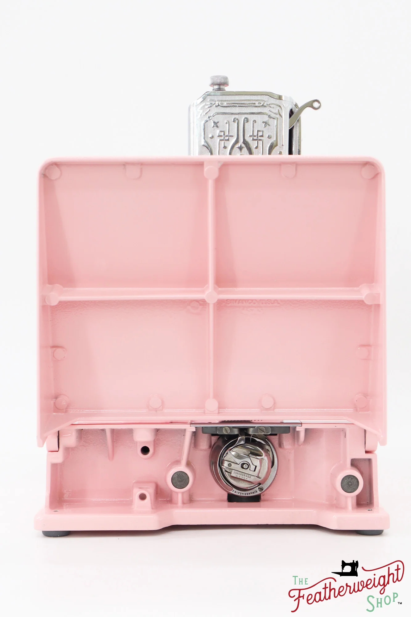 Singer Featherweight 221, AF488*** - Fully Restored in Rosy Posy Pink - Image 6