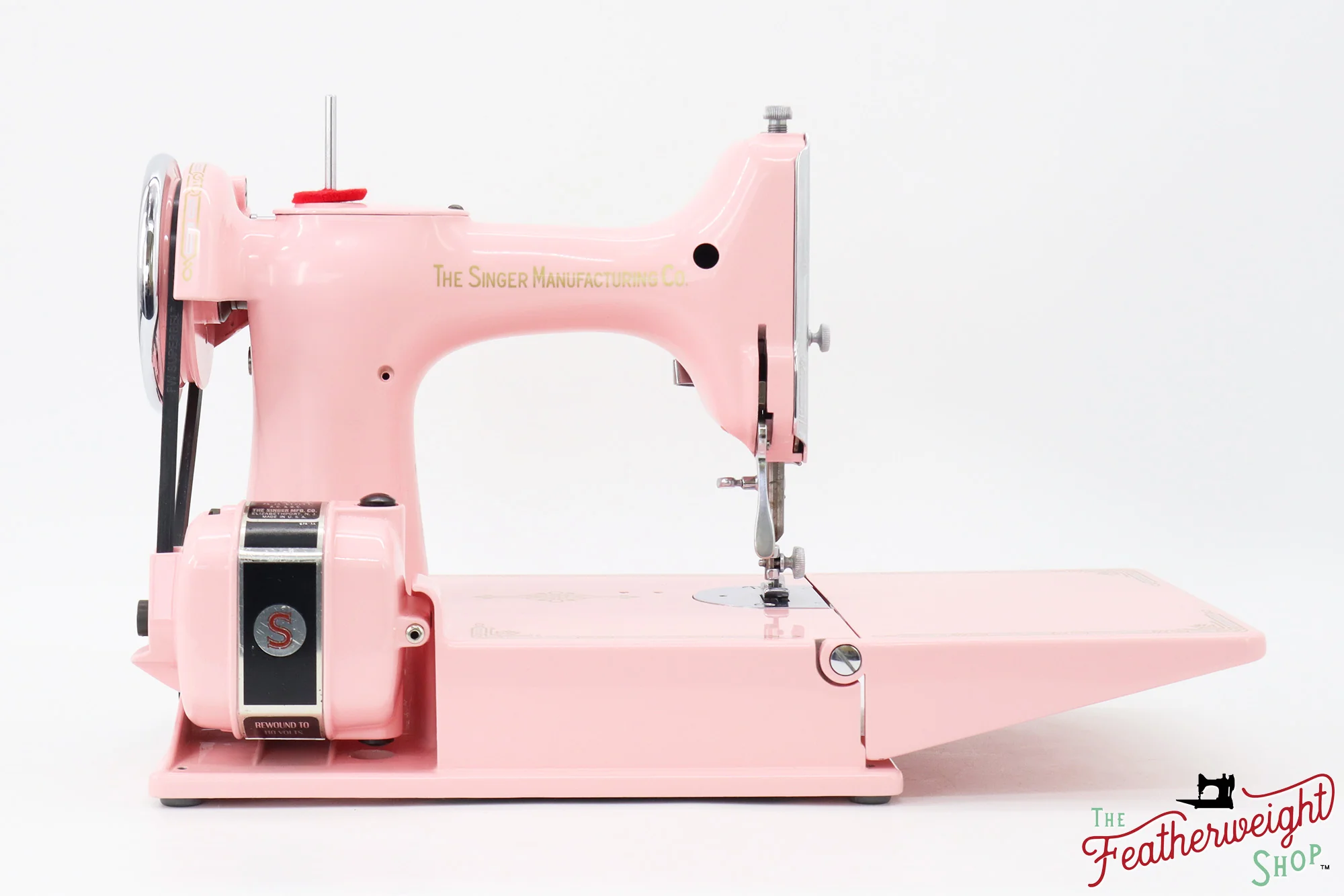 Singer Featherweight 221, AF488*** - Fully Restored in Rosy Posy Pink - Image 8
