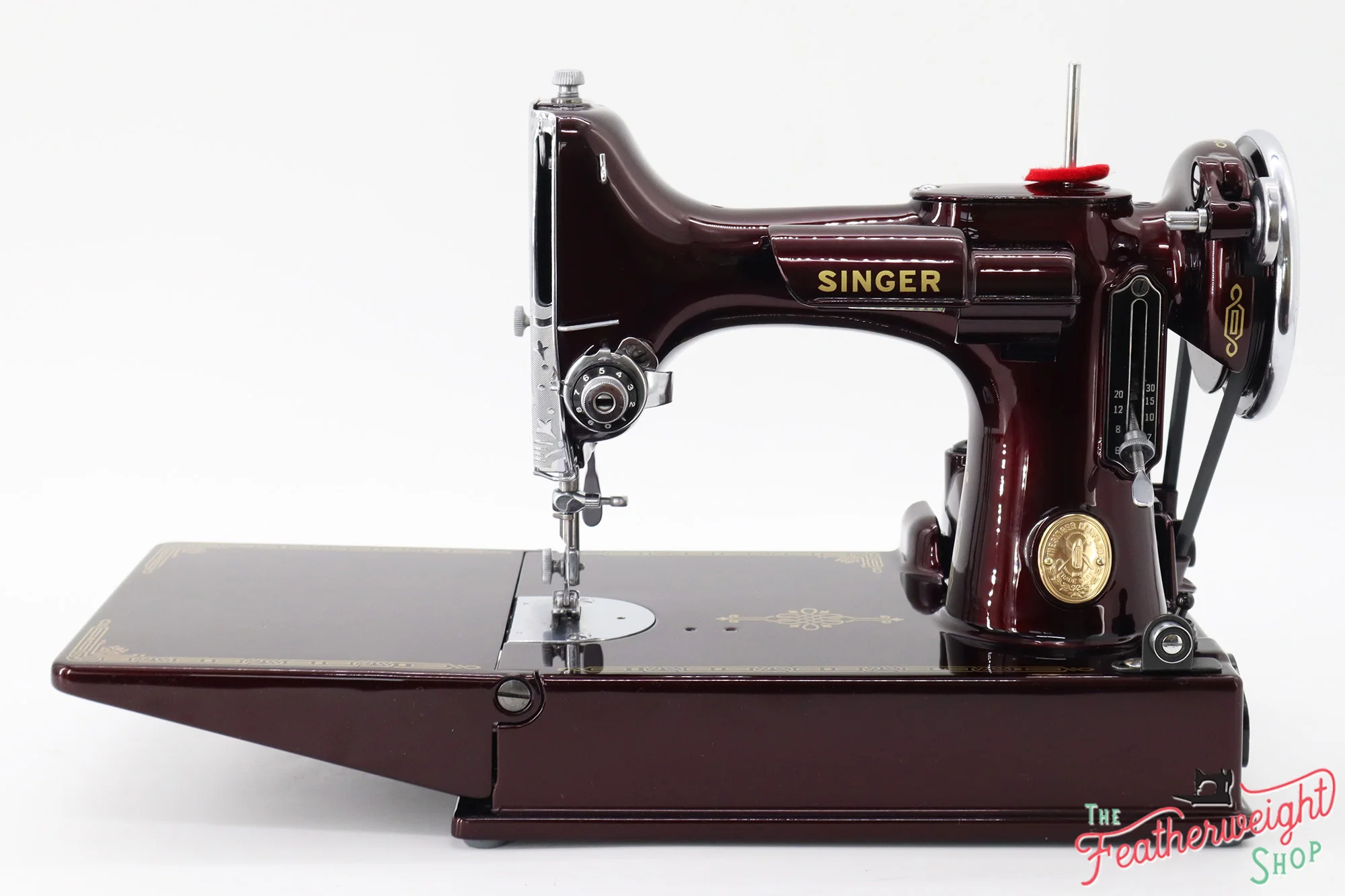 Singer Featherweight 221 AF584*** - Fully Restored in Brandywine - Image 2