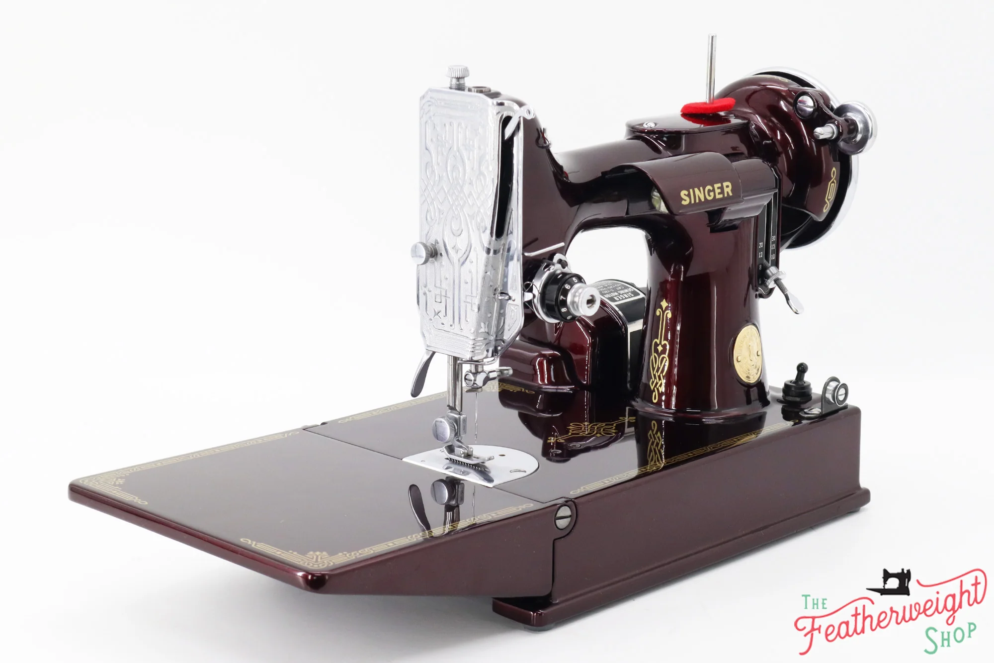 Singer Featherweight 221 AF584*** - Fully Restored in Brandywine - Image 3