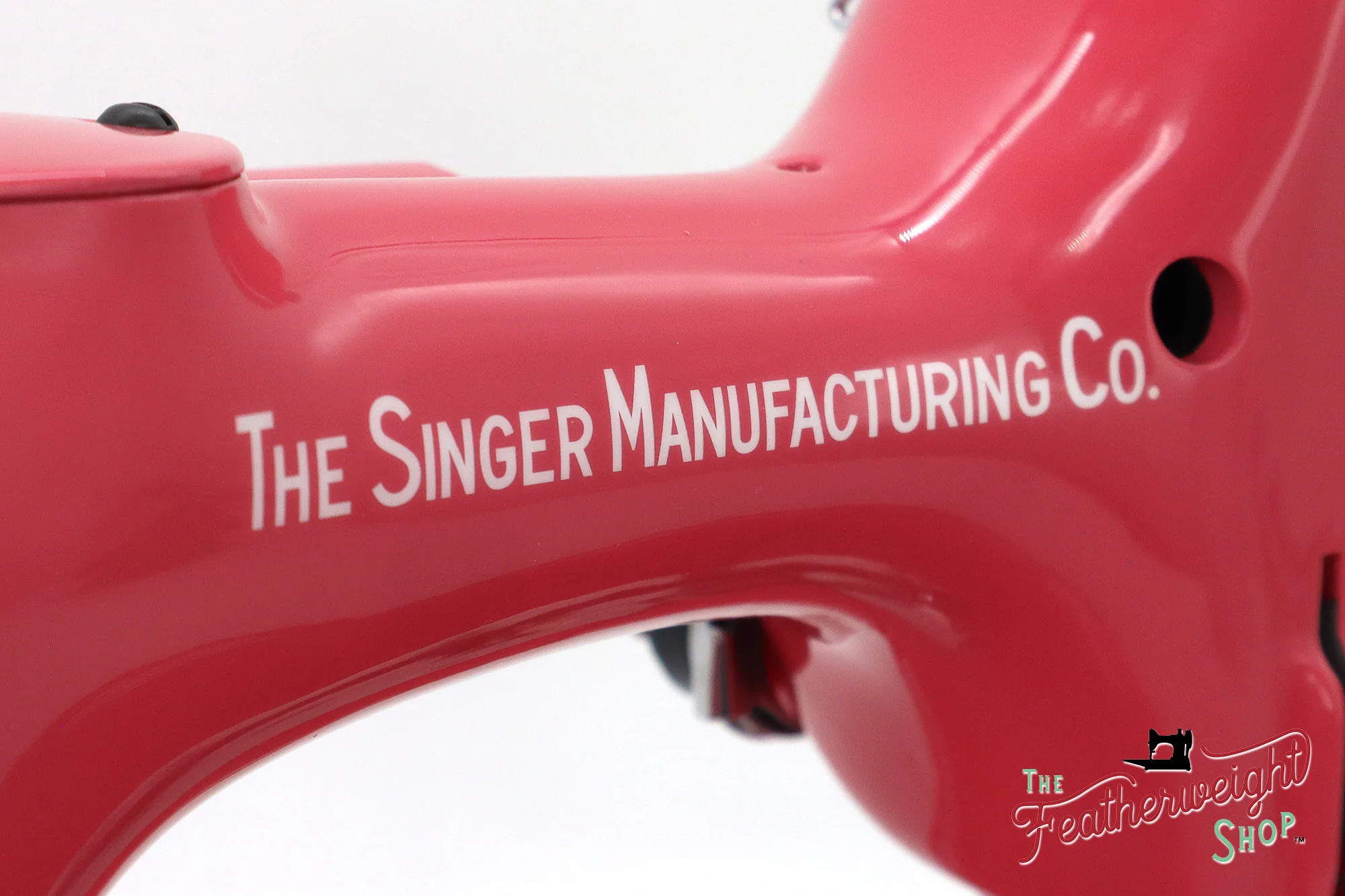 Singer Featherweight 221, AF753*** - Fully Restored in Happy Pink Grapefruit - Image 11