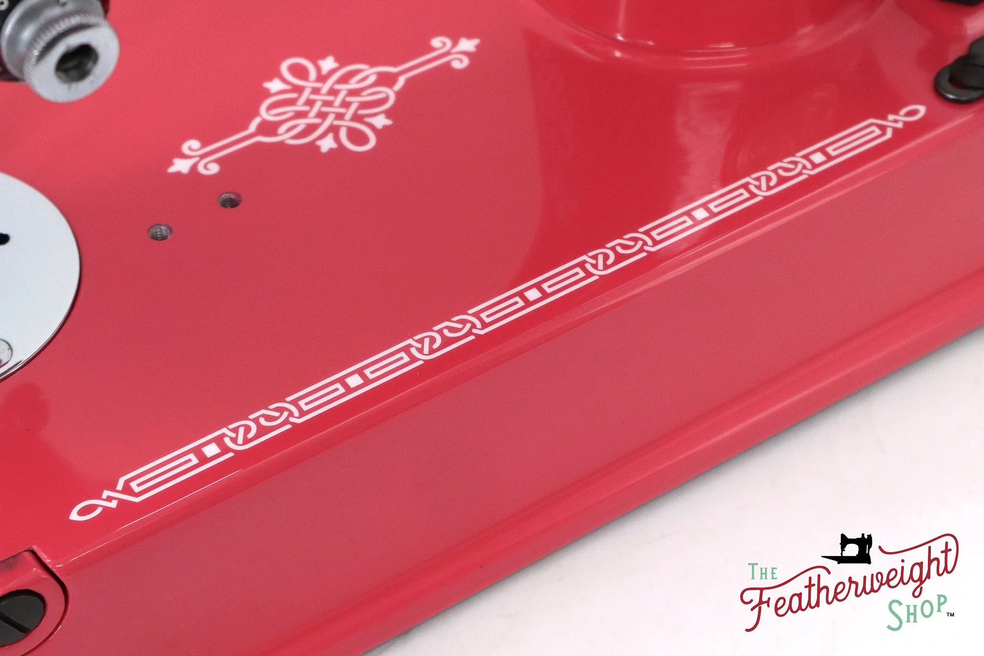 Singer Featherweight 221, AF753*** - Fully Restored in Happy Pink Grapefruit - Image 7