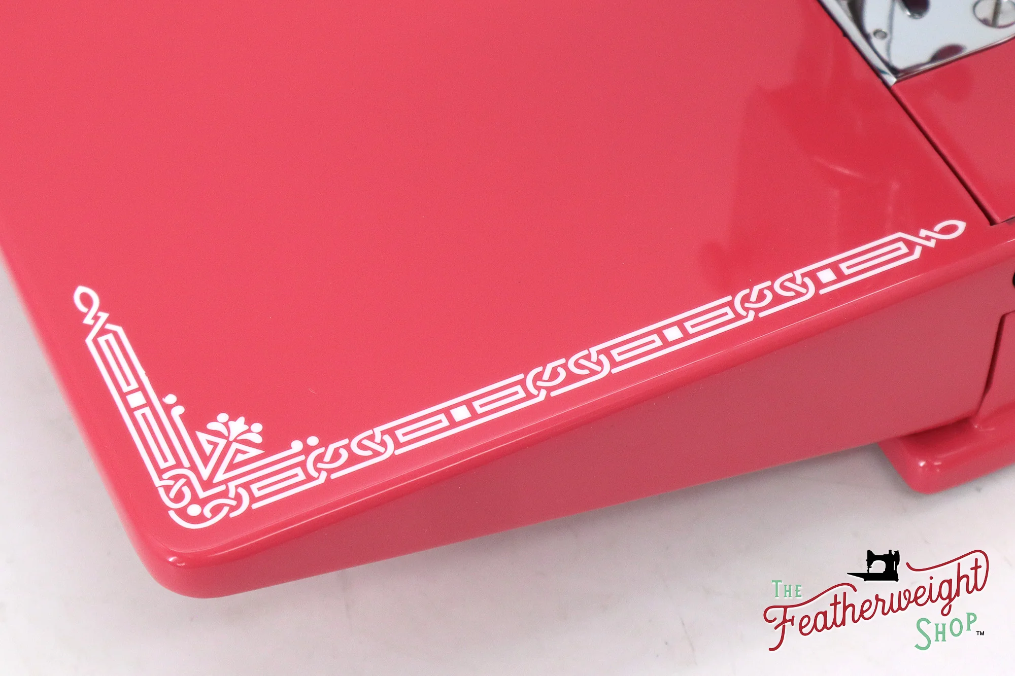 Singer Featherweight 221, AF753*** - Fully Restored in Happy Pink Grapefruit - Image 9