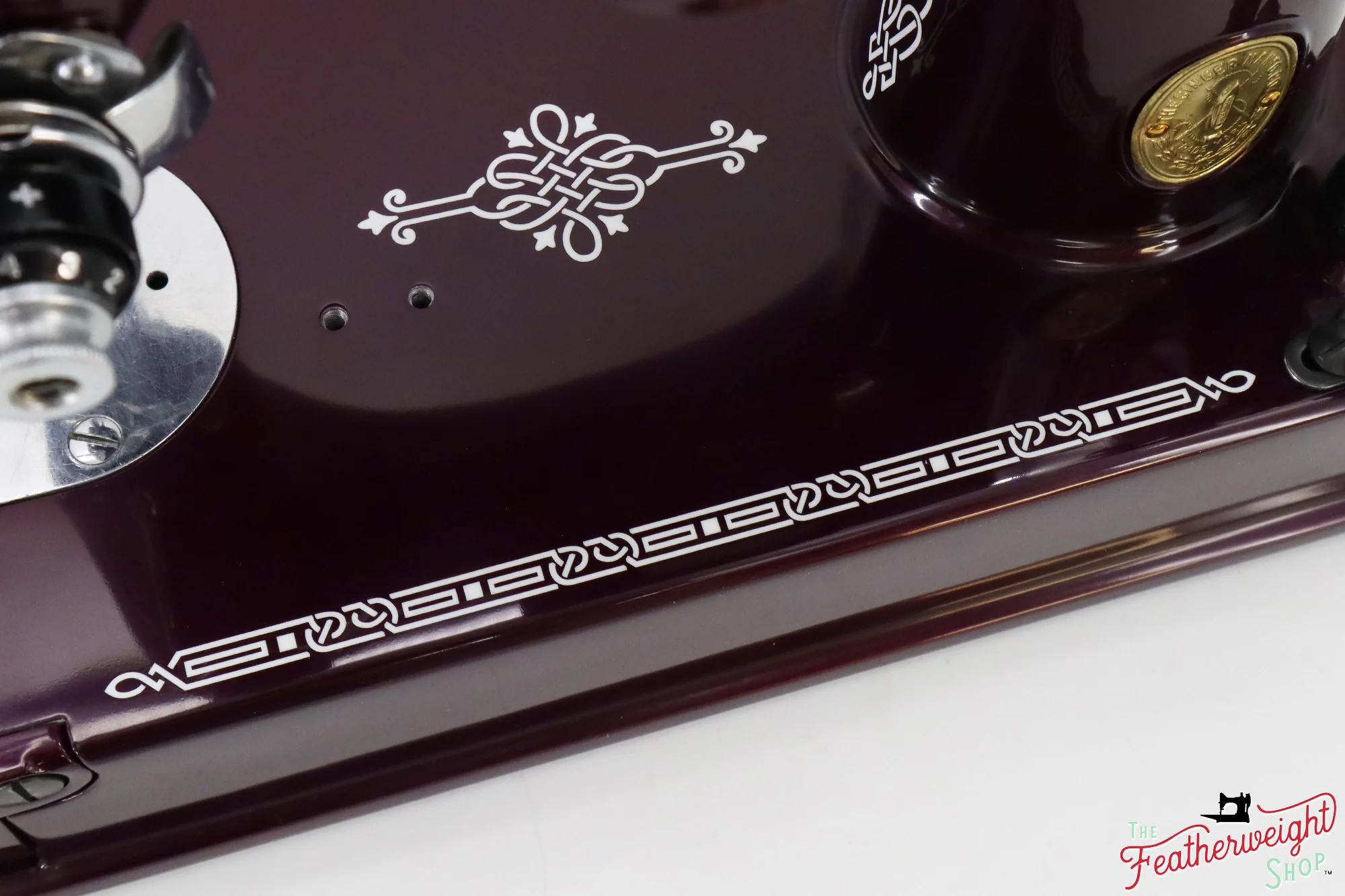 Singer Featherweight 221, AF867*** - Fully Restored in Star Garnet - Image 7