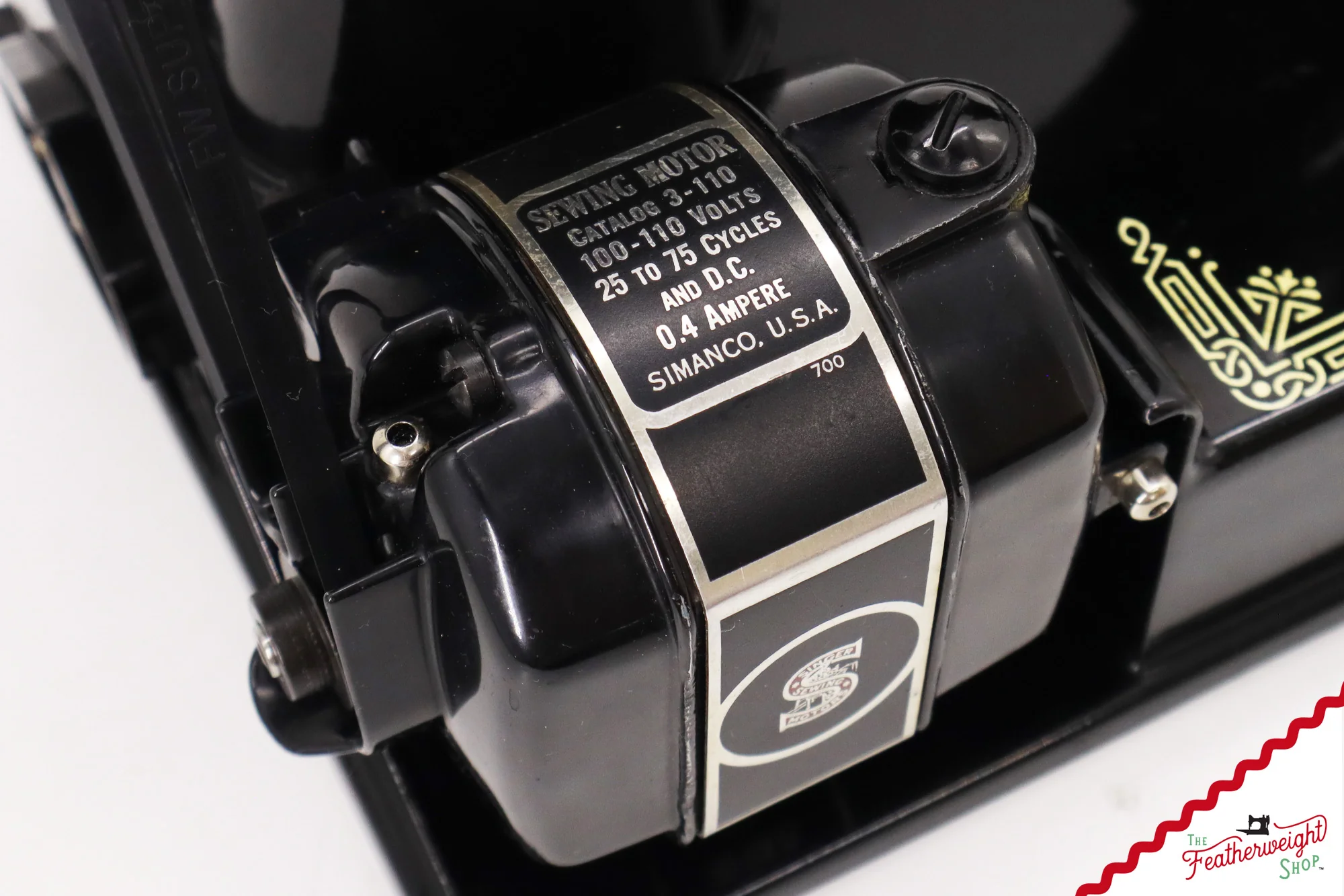 Singer Featherweight 221, AG0119**, Blackside - RARE - Image 14