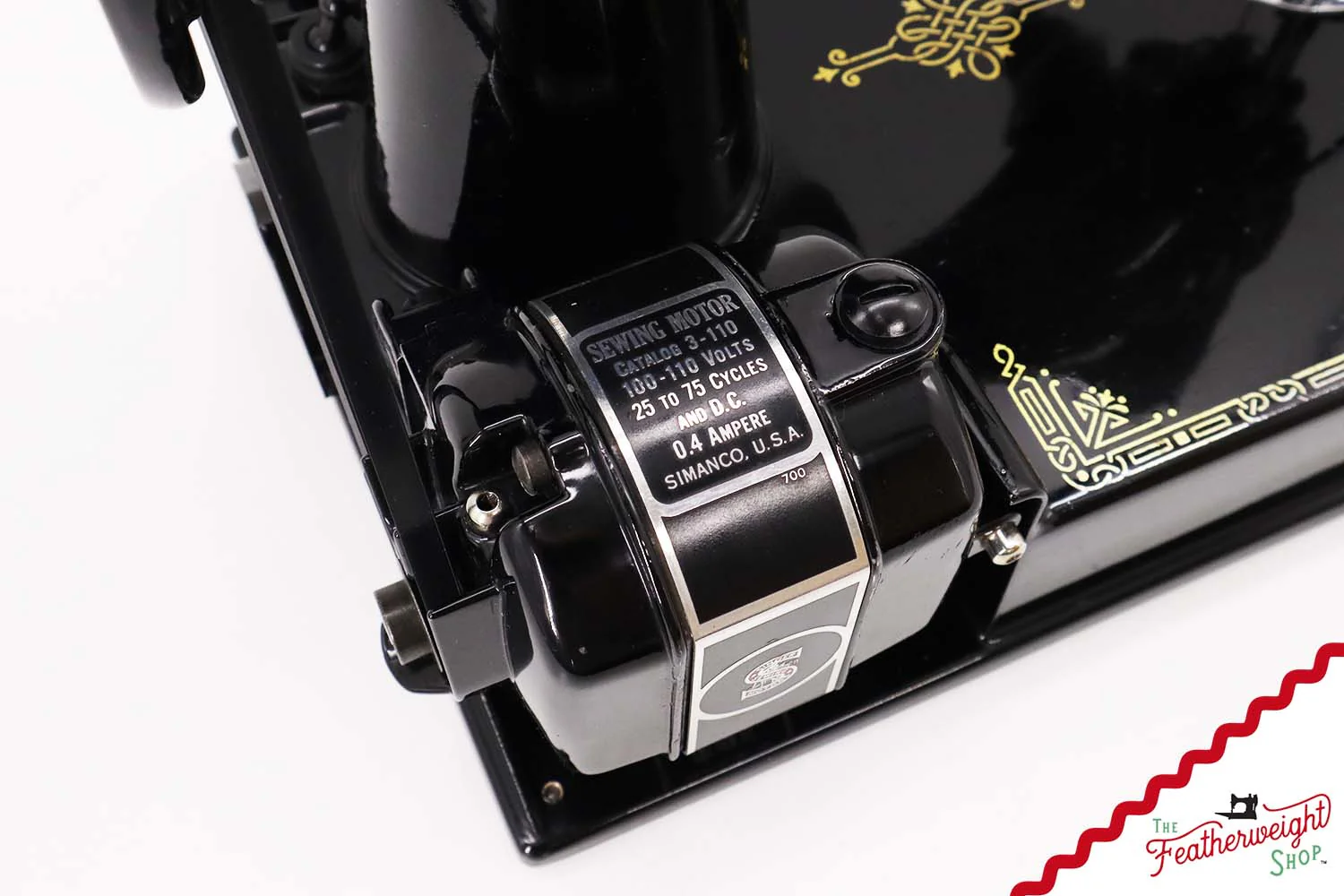 Singer Featherweight 221, AG0130**, Blackside - RARE - Image 18