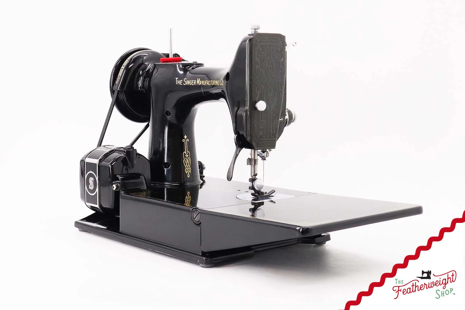 Singer Featherweight 221, AG0130**, Blackside - RARE - Image 5
