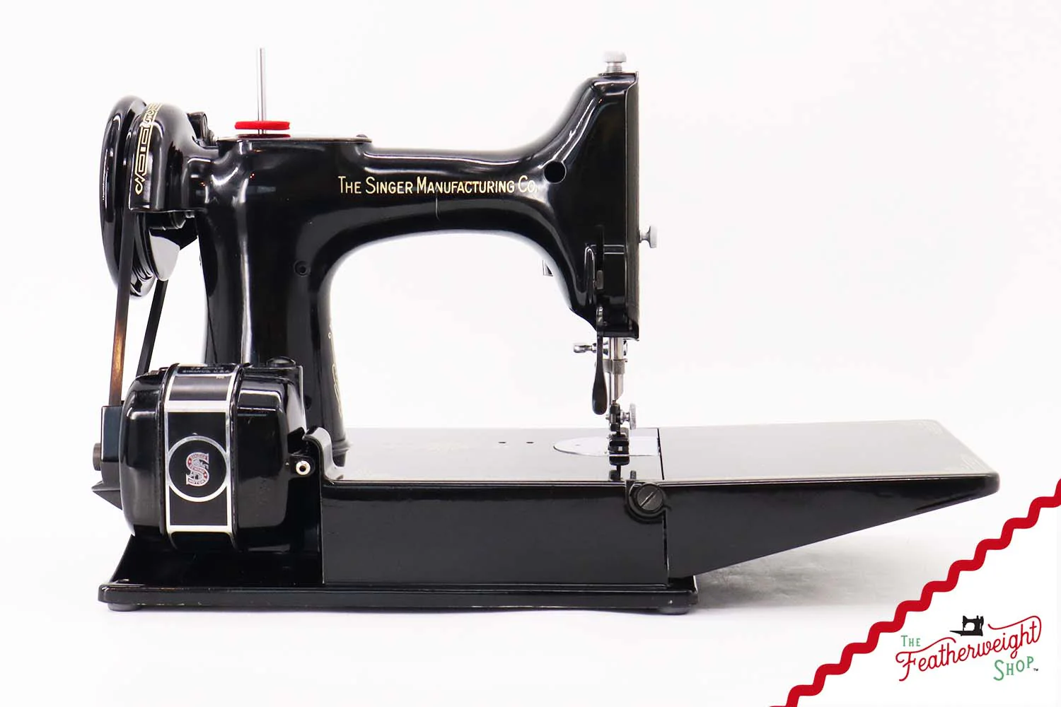 Singer Featherweight 221, AG0130**, Blackside - RARE - Image 6