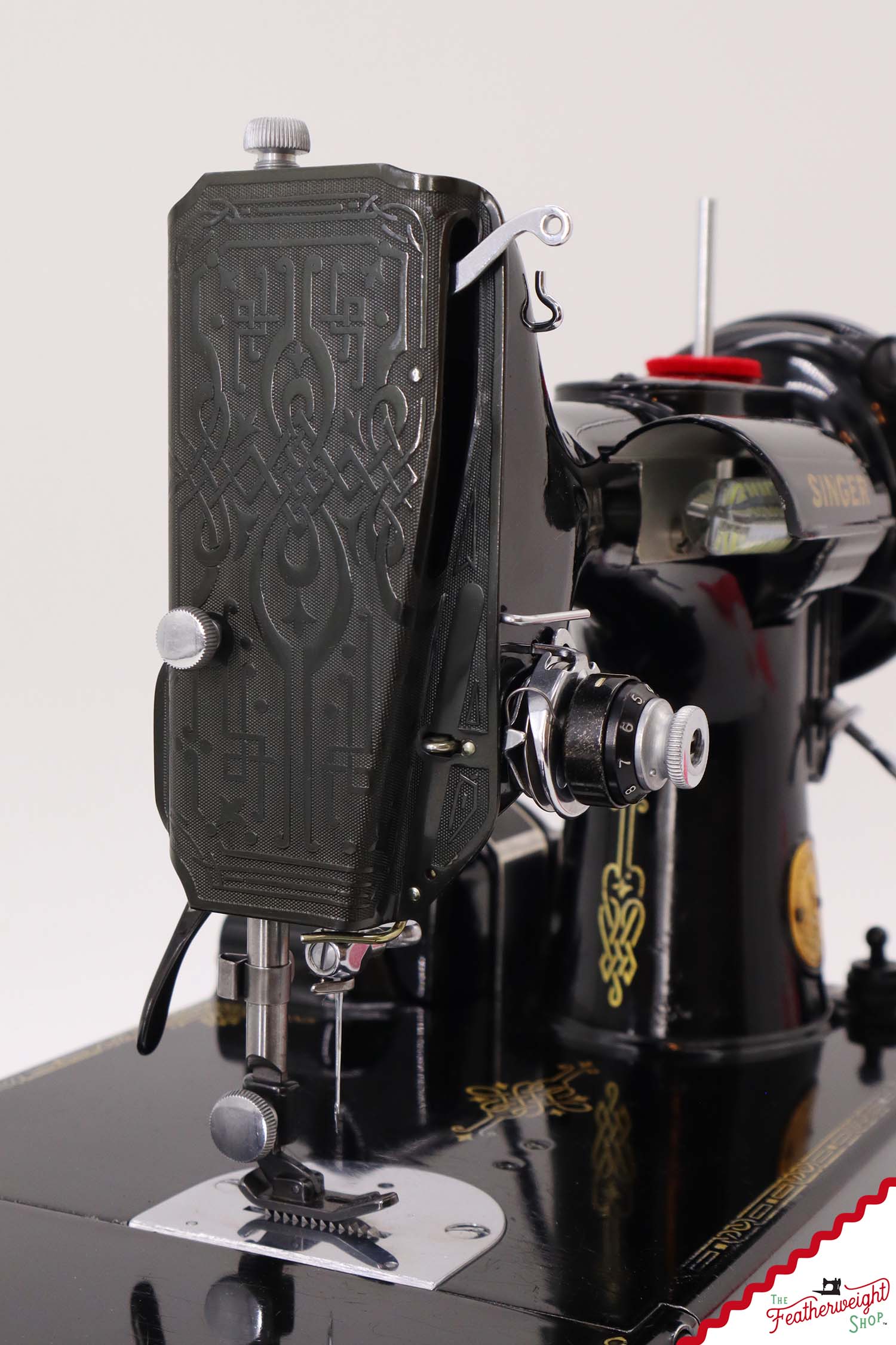 Singer Featherweight 221, AG0130**, Blackside - RARE - Image 7