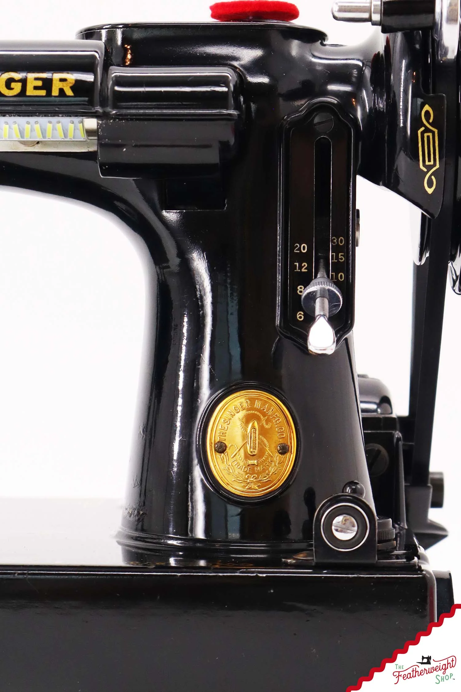 Singer Featherweight 221, AG0130**, Blackside - RARE - Image 9