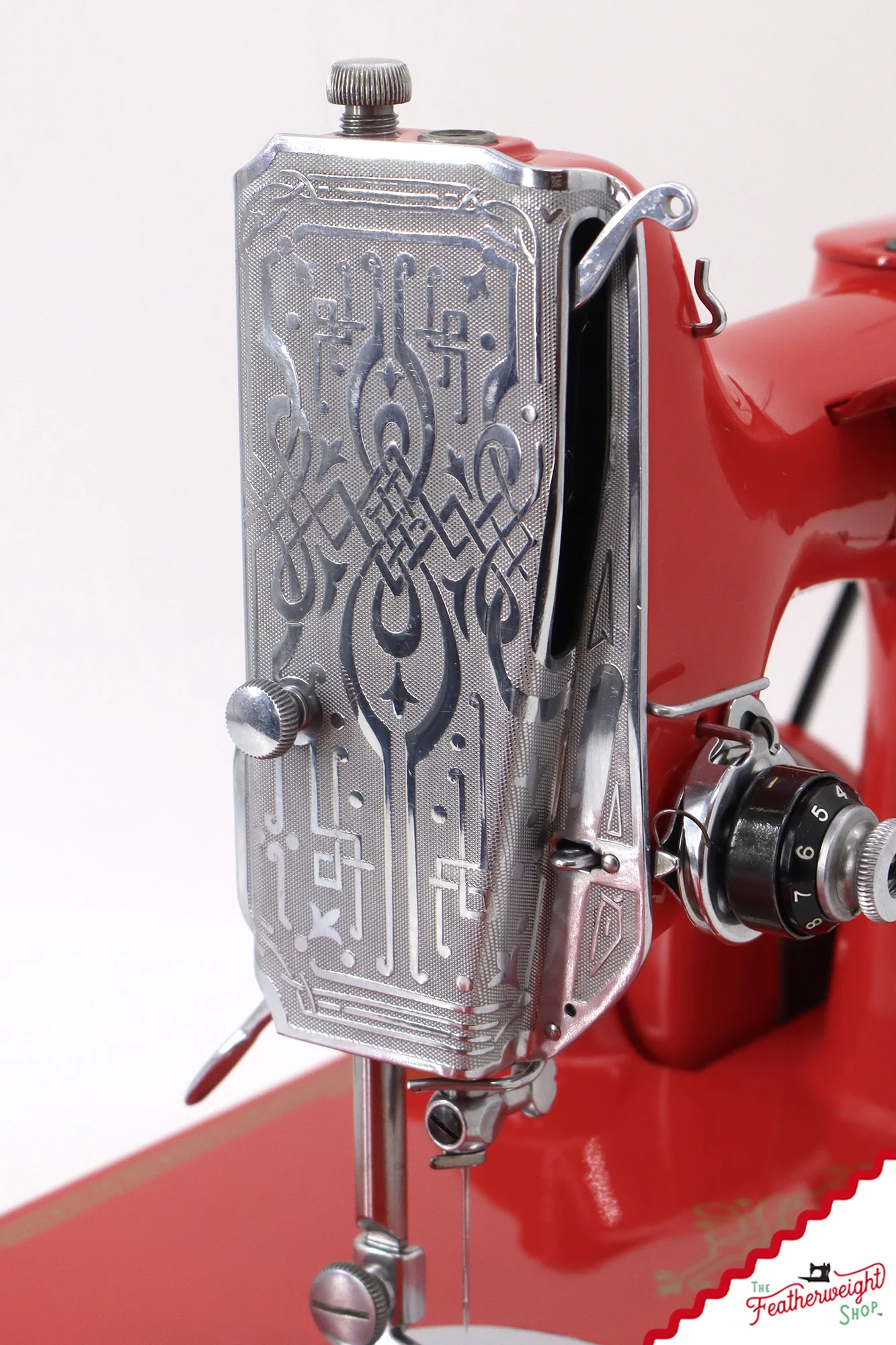 Singer Featherweight 221 AG540*** - Fully Restored in Liberty Red - Image 15