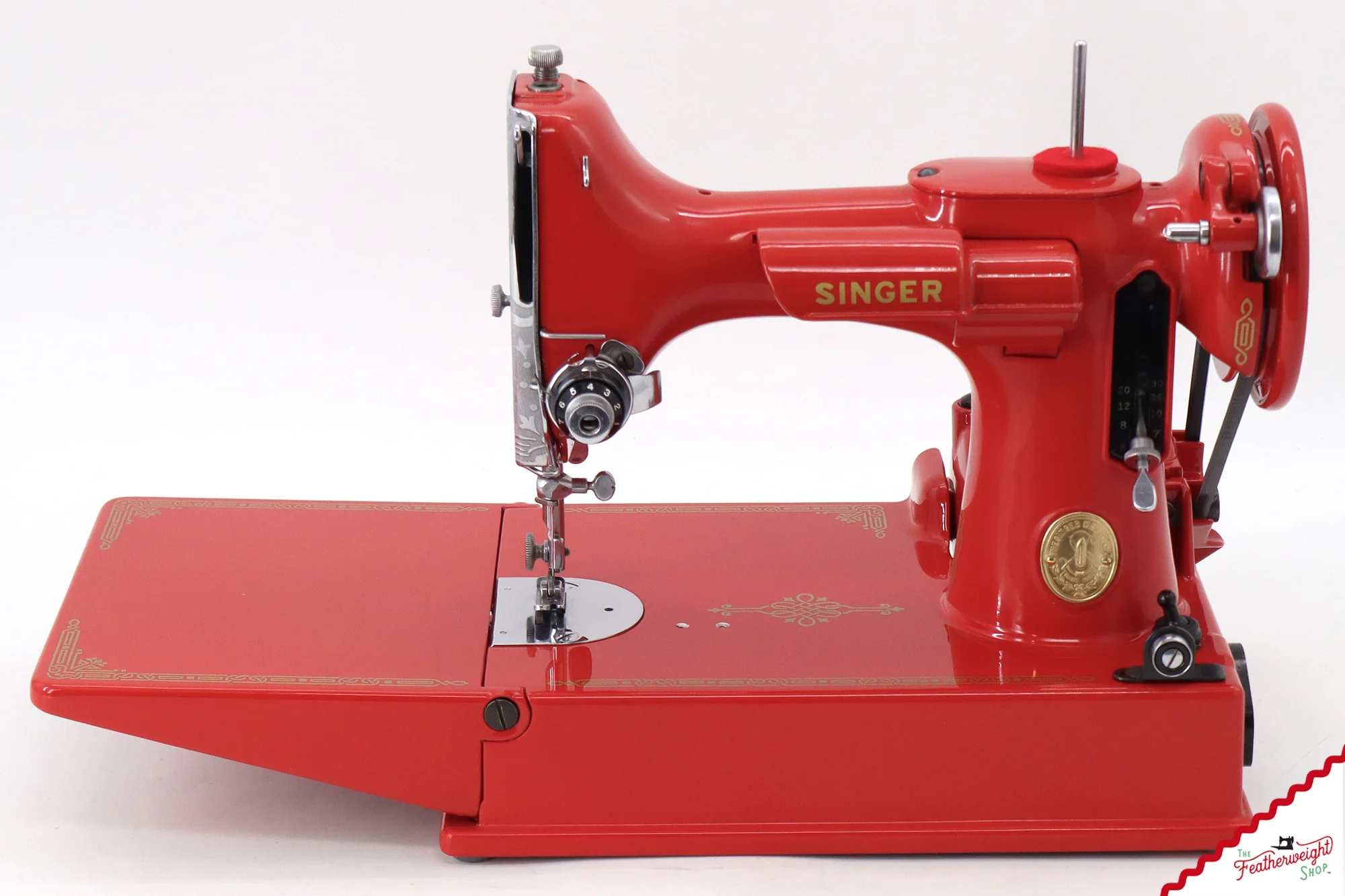 Singer Featherweight 221 AG540*** - Fully Restored in Liberty Red - Image 3