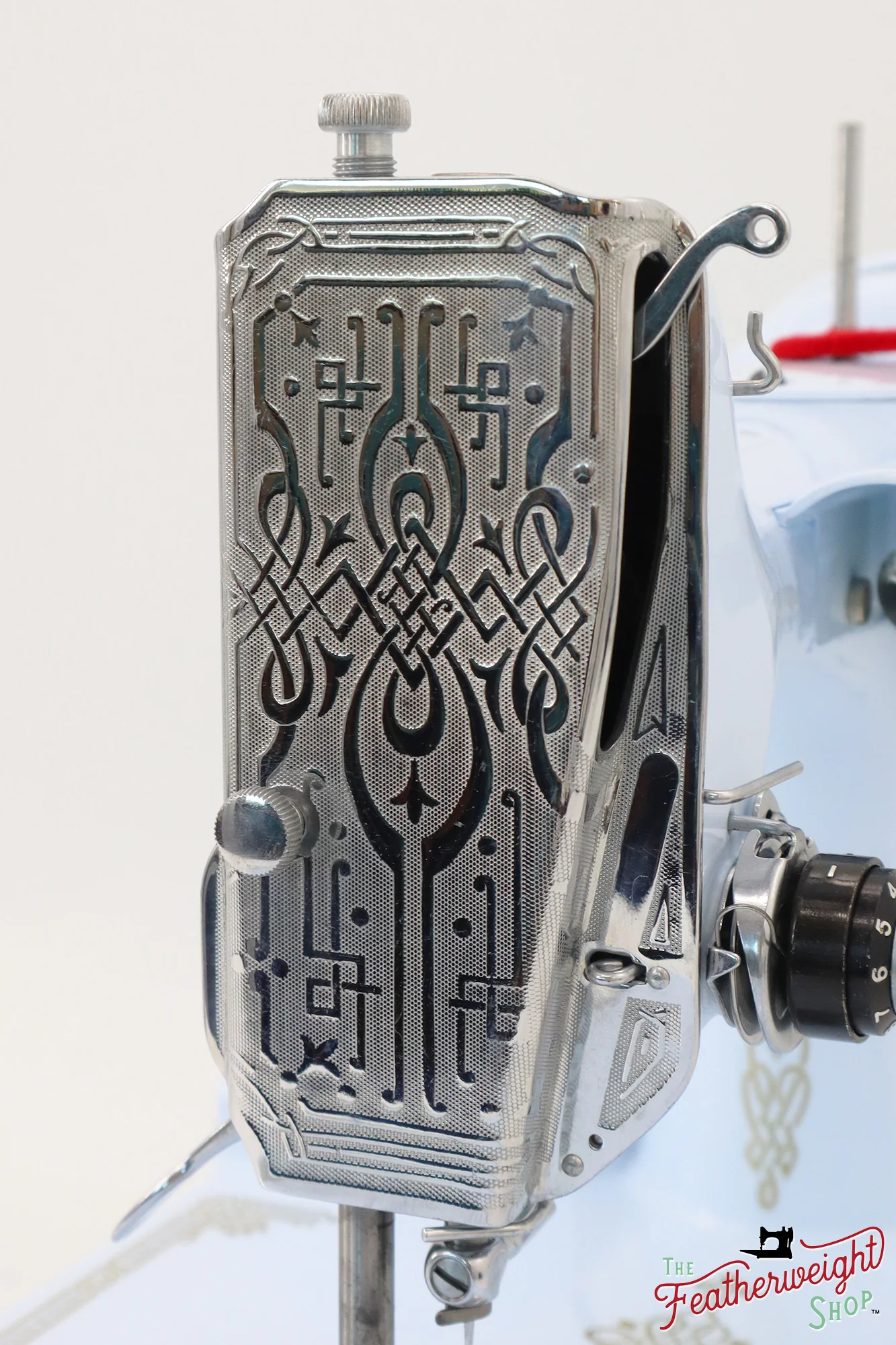 Singer Featherweight 221, AG854*** - Fully Restored in Cinderella Blue - Image 16
