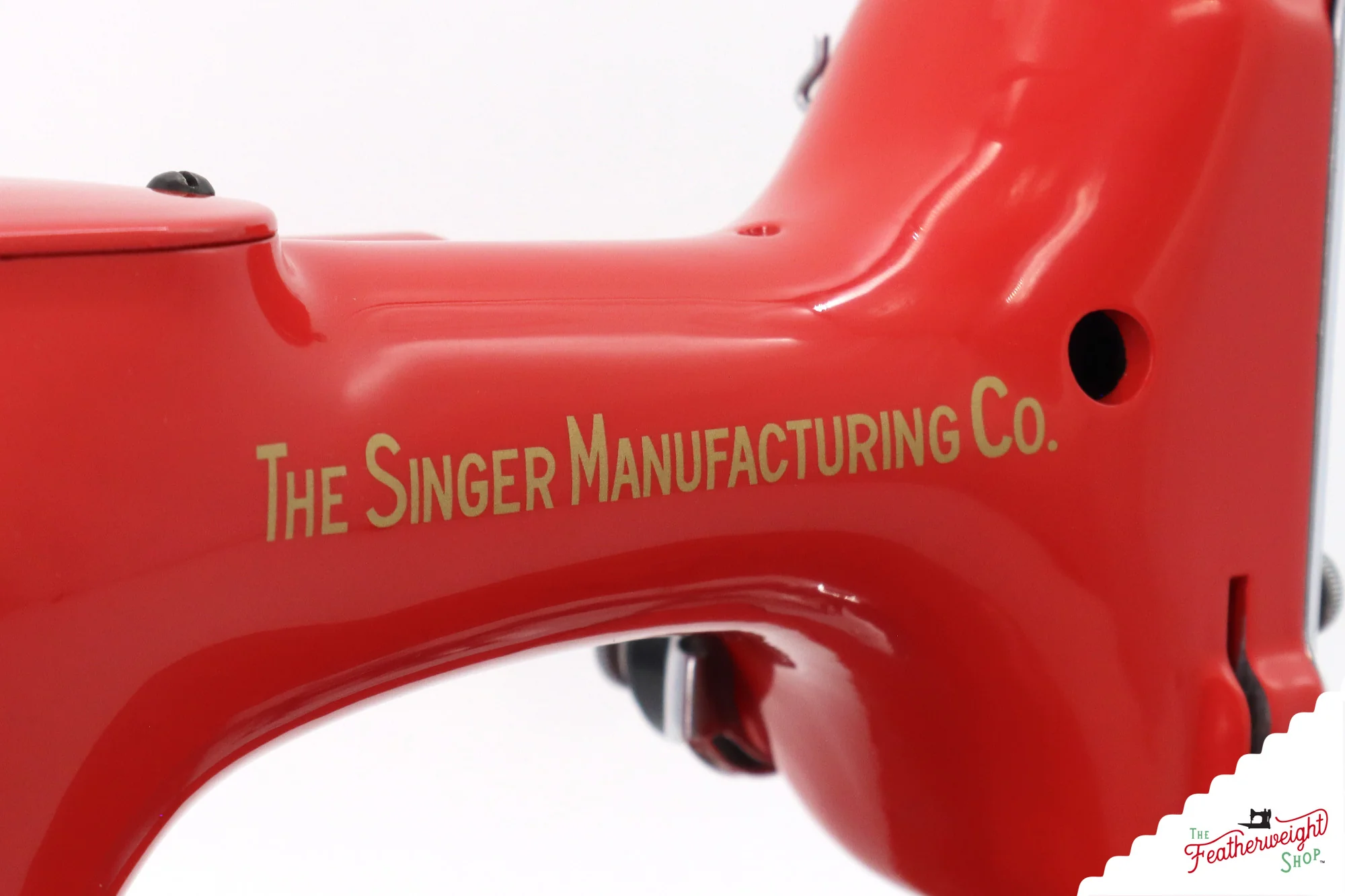 Singer Featherweight 221 AG877*** - Fully Restored in Liberty Red - Image 15