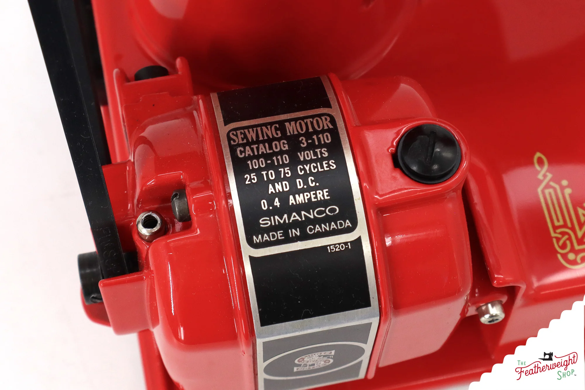 Singer Featherweight 221 AG877*** - Fully Restored in Liberty Red - Image 17