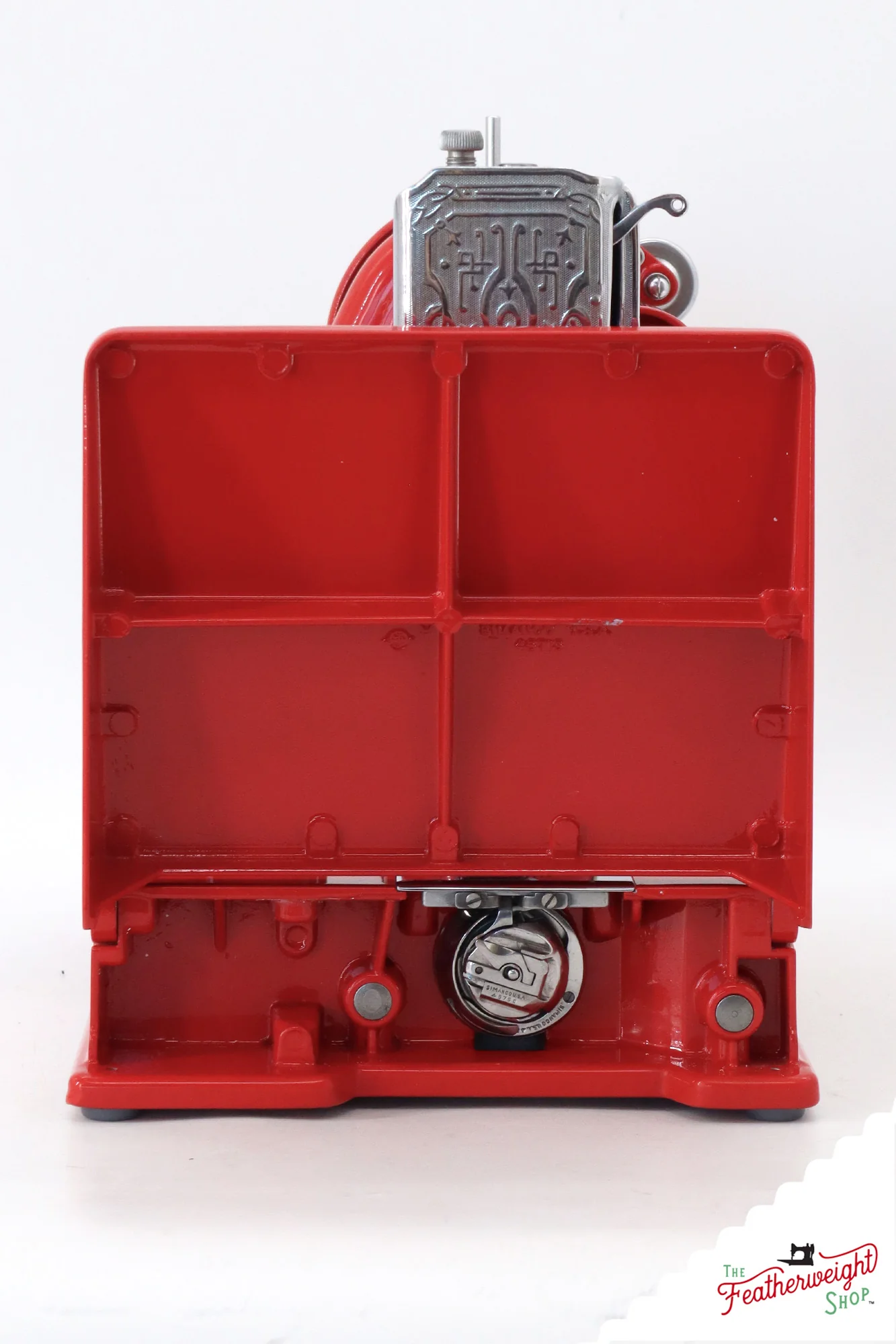 Singer Featherweight 221 AG877*** - Fully Restored in Liberty Red - Image 5