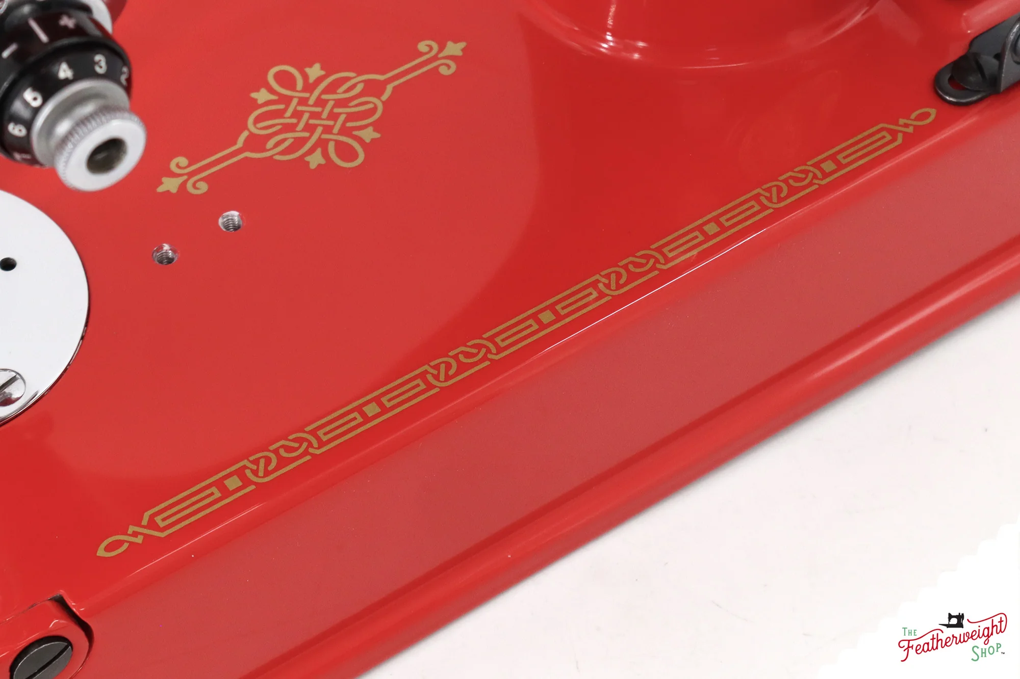 Singer Featherweight 221 AG877*** - Fully Restored in Liberty Red - Image 8