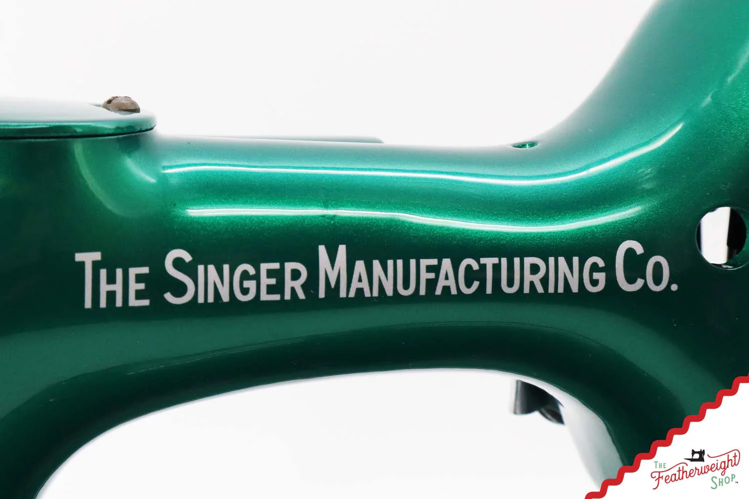 Singer Featherweight 221 AH053*** - Fully Restored in Emerald Green - Image 15
