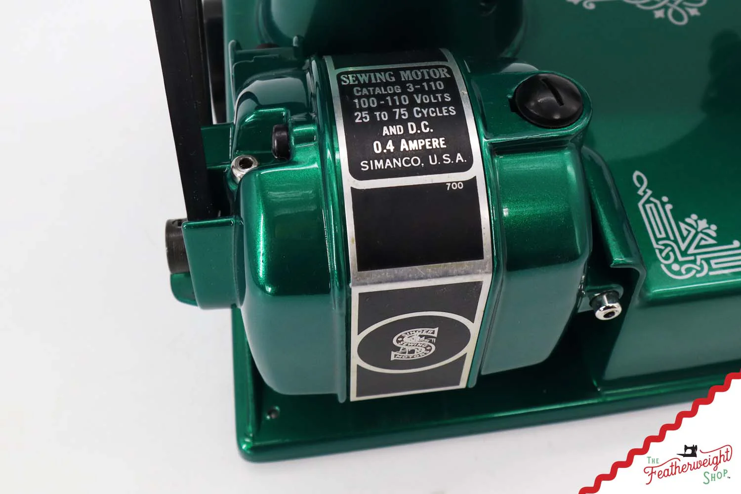 Singer Featherweight 221 AH053*** - Fully Restored in Emerald Green - Image 20