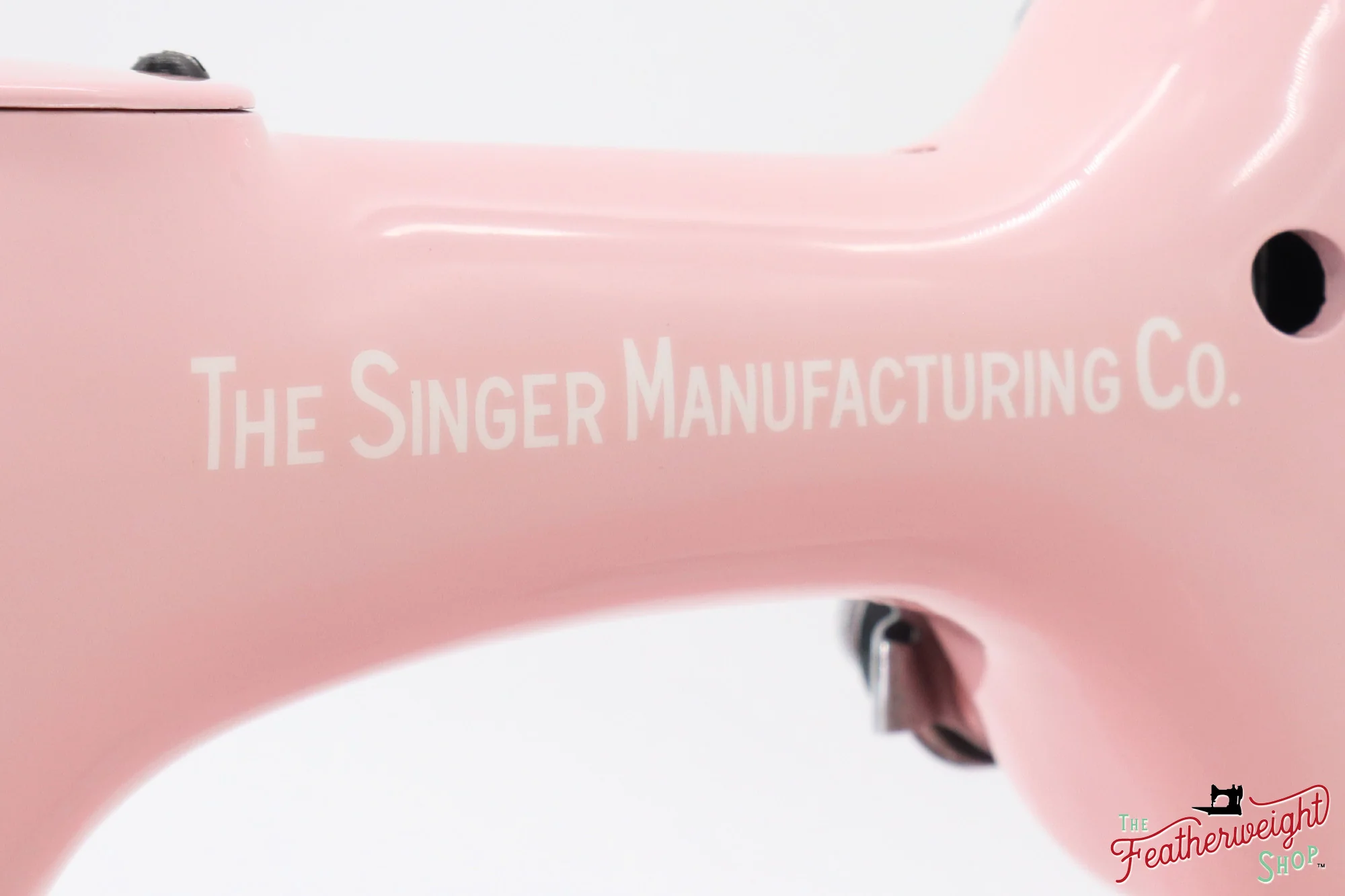 Singer Featherweight 221, AH120*** - Fully Restored in Cotton Candy Pink - Image 12