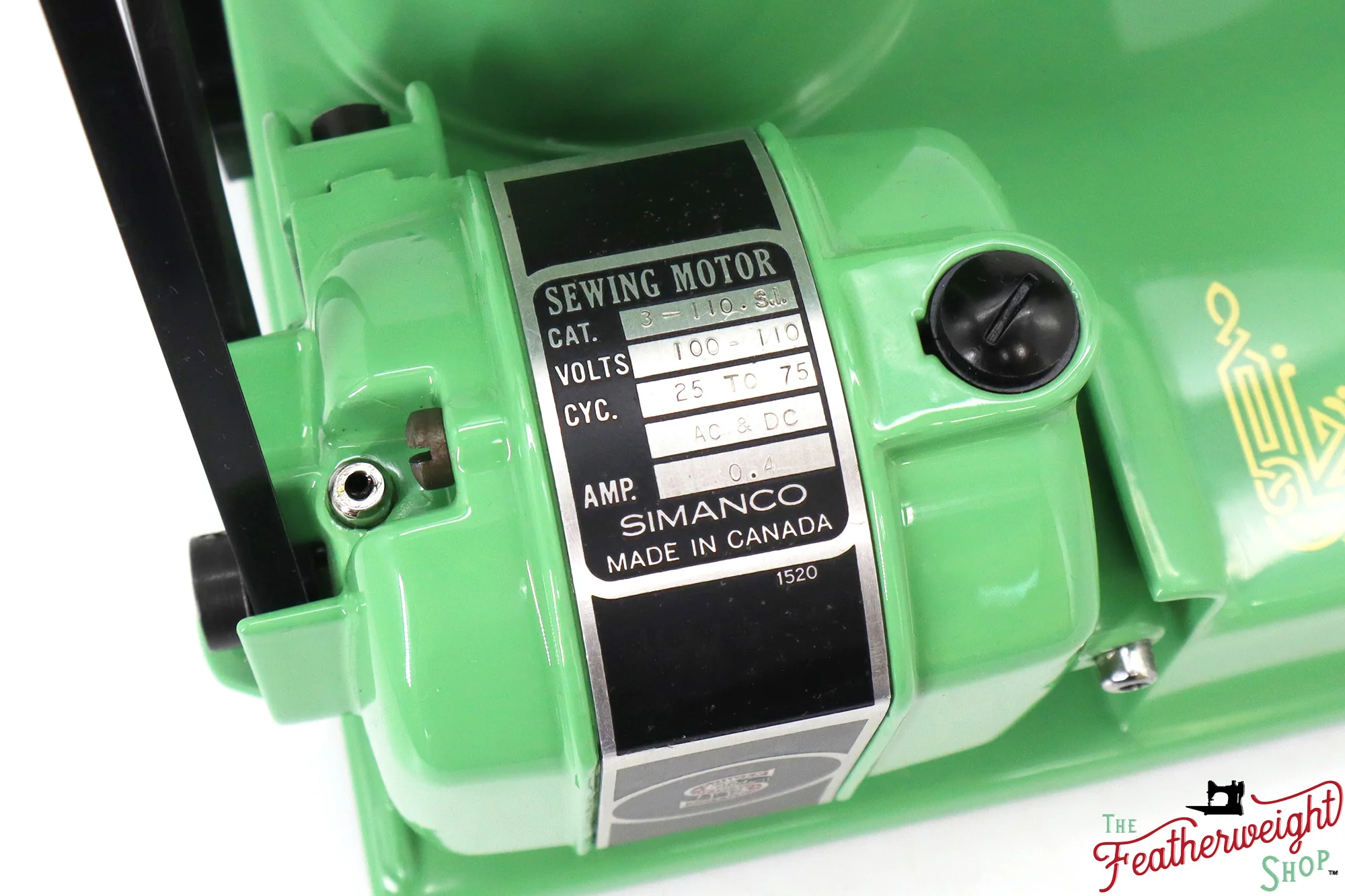 Singer Featherweight 221, AH211*** - Fully Restored in Art Deco Green - Image 16