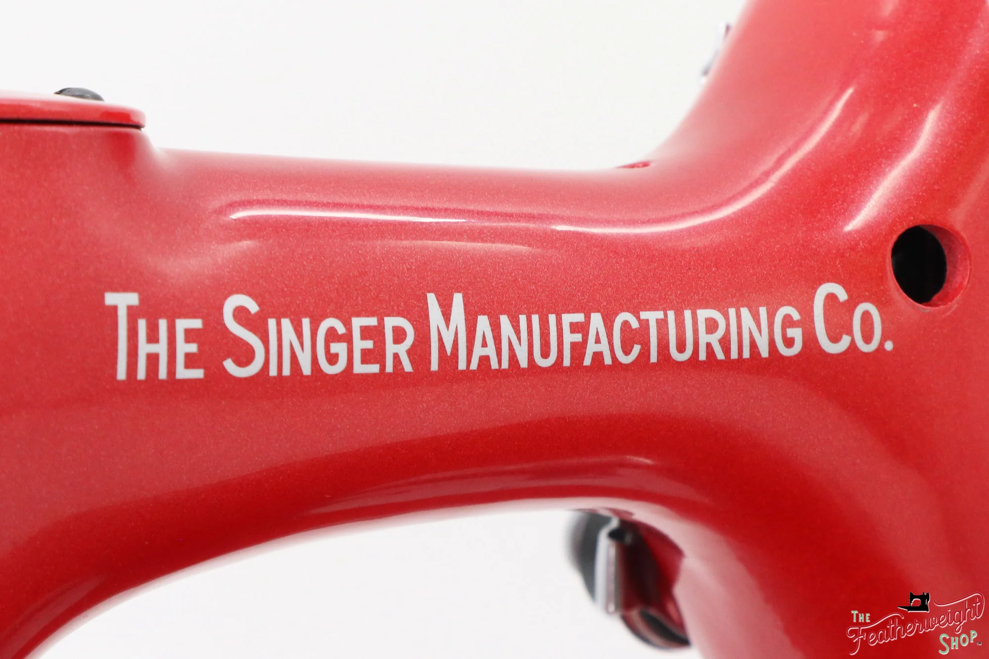 Singer Featherweight 221, AH318*** - Fully Restored in Candy Apple Red - Image 16