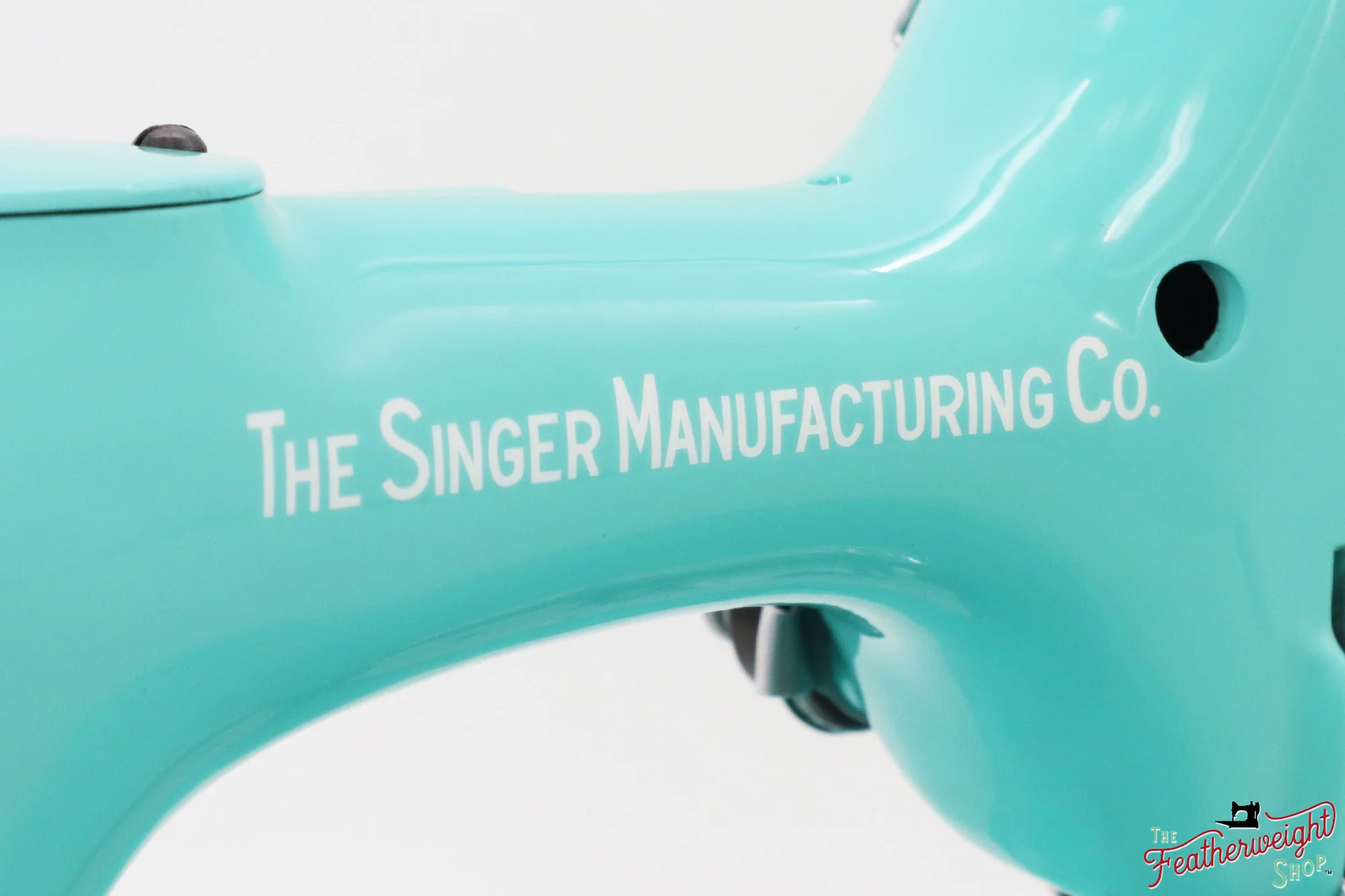 Singer Featherweight 221, AH334*** - Fully Restored in Tiffany Blue - Image 12